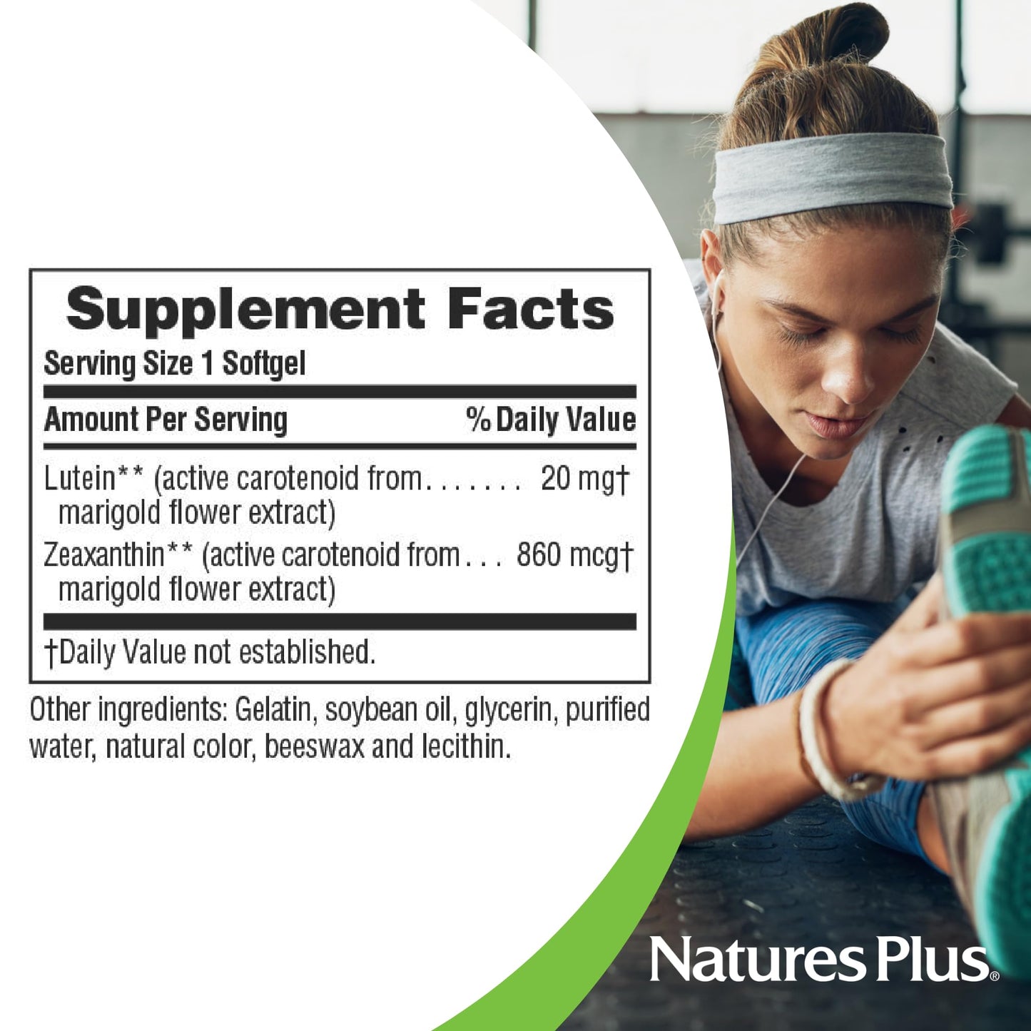 NaturesPlus Ultra Lutein 20 mg 60 Softgels