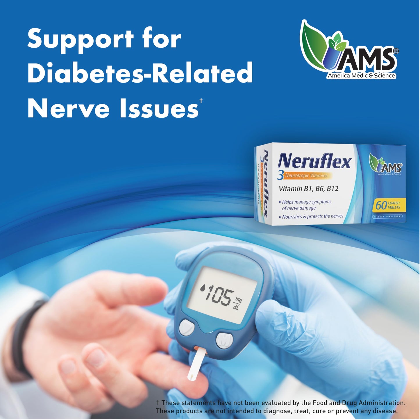America Medic & Science NeruFlex Tablet 60 Tablets