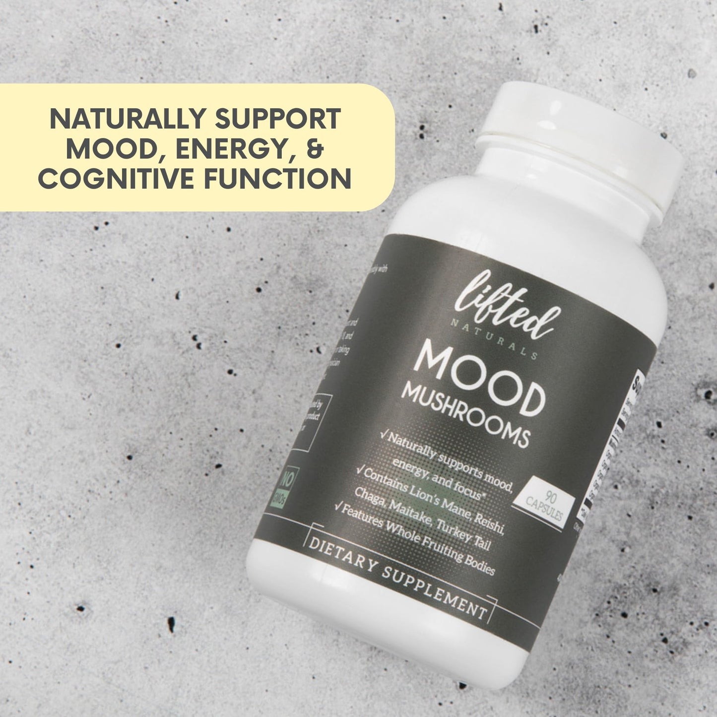 Lifted Naturals Mood Mushrooms Capsule 90 Count