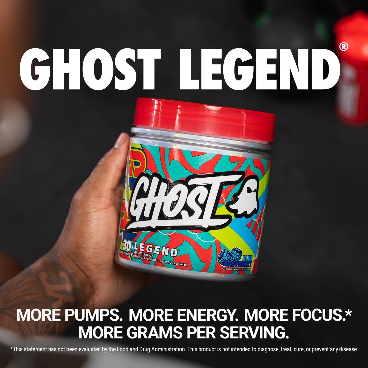 GHOST Legend Pre-Workout Powder 22.8 Servings
