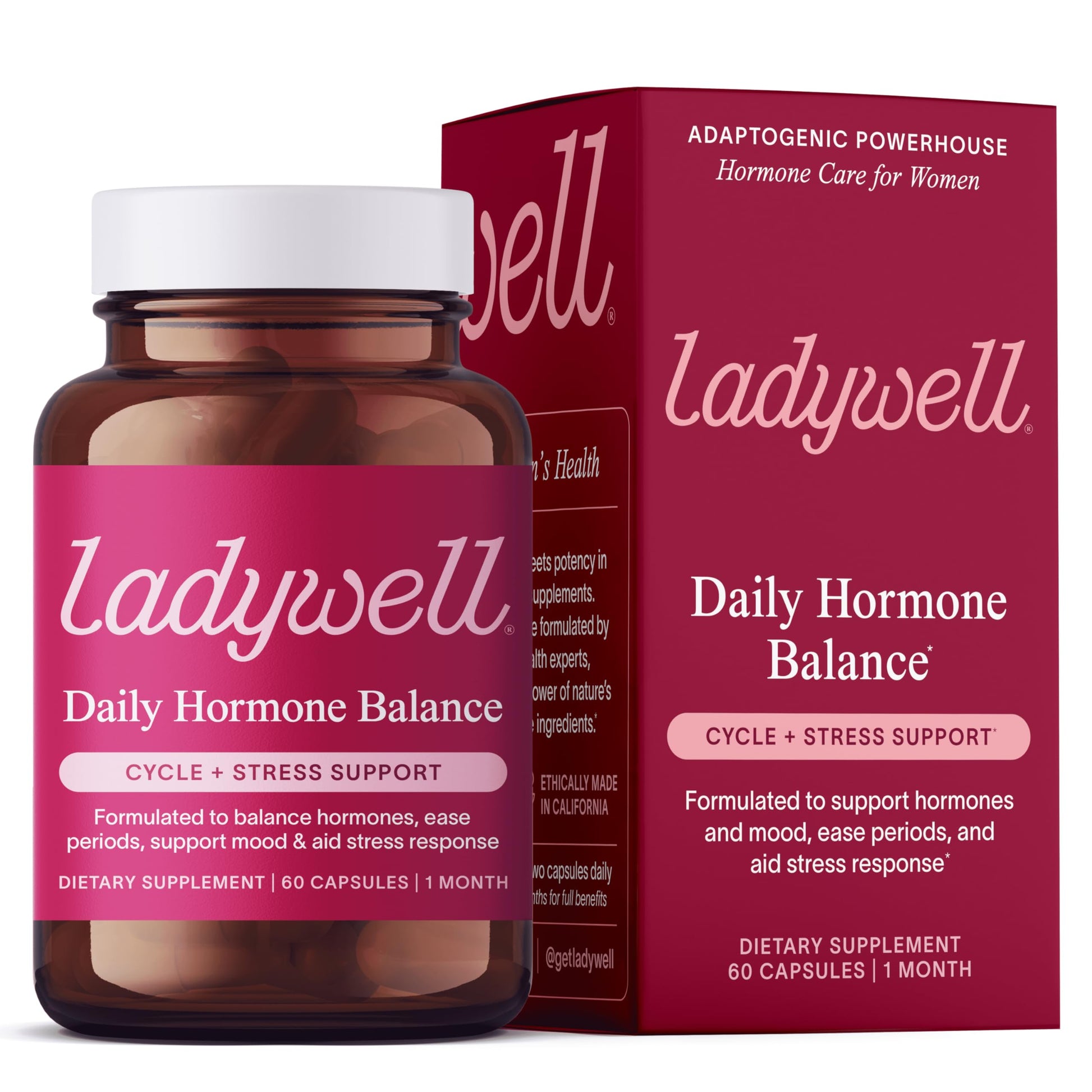 Ladywell Daily Hormone Balance Capsules 60 Count