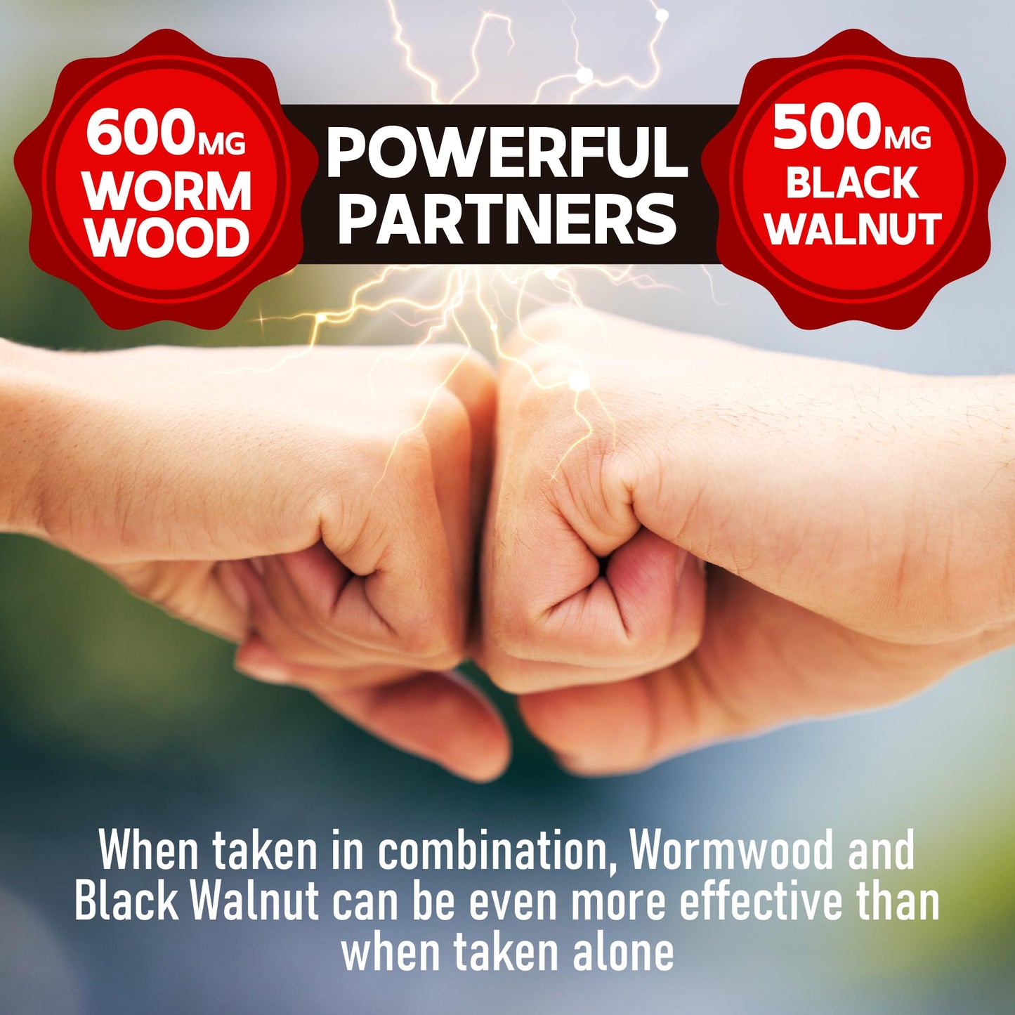 DEDICAD Sweet Wormwood Capsules 1500mg with Black Walnut & Cloves, 240 Capsules