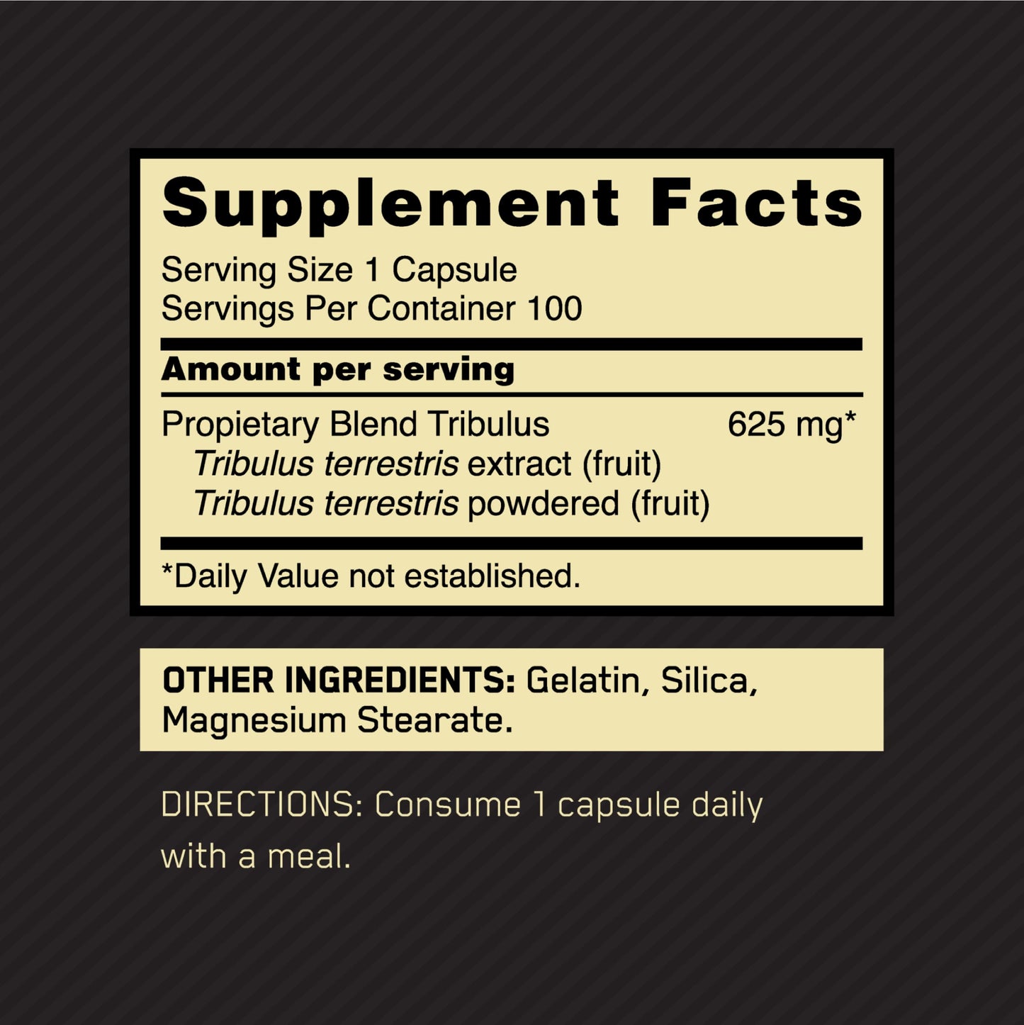 Optimum Nutrition Tribulus Extract Blend Capsules, 100 Count