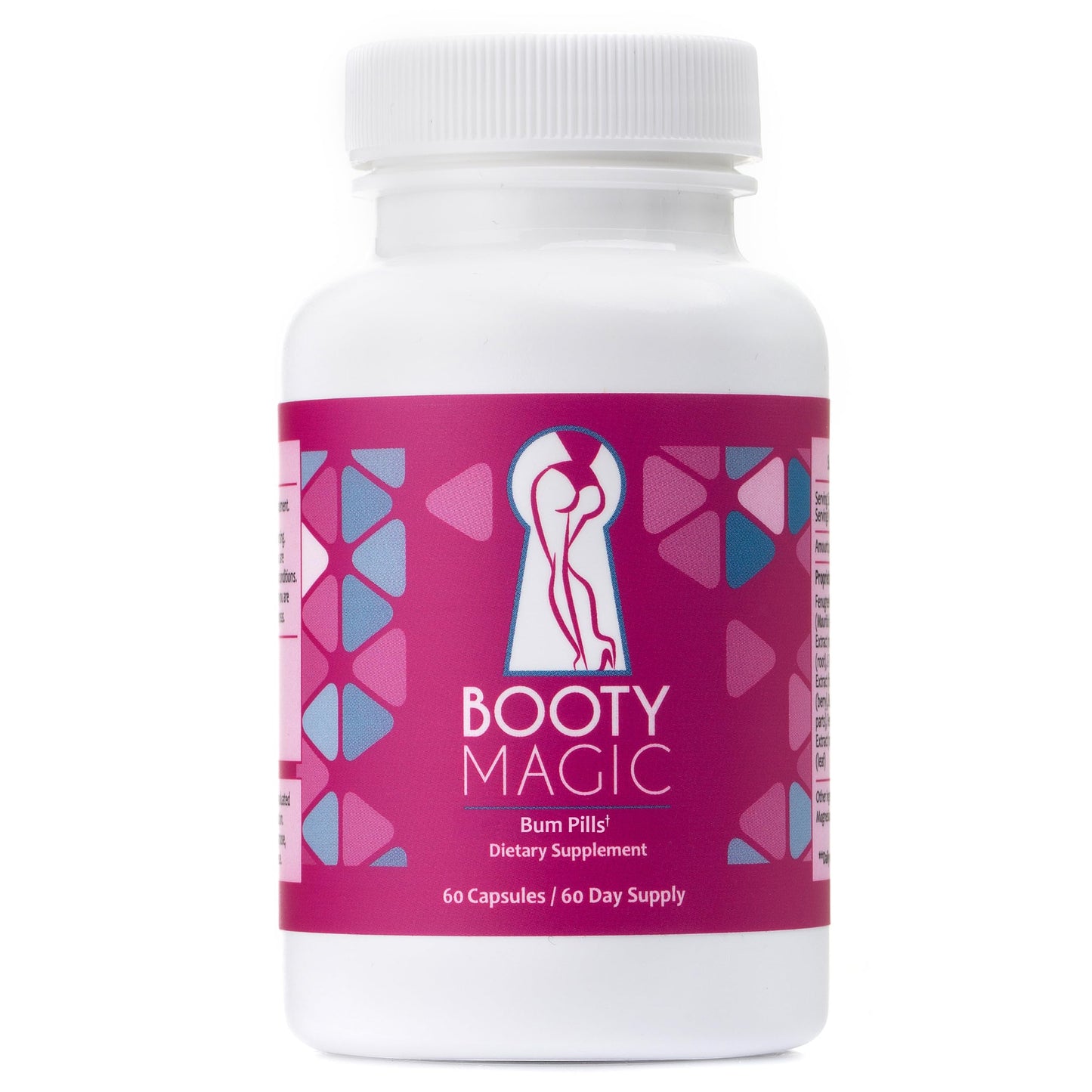 Booty Magic Butt Enhancement Pills Capsule, 60 Count