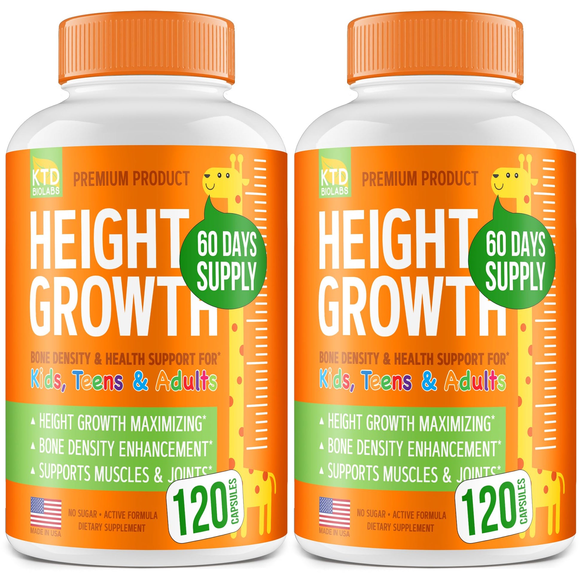 KTD BIOLABS Kids Height Growth Support Capsule 240 Capsules