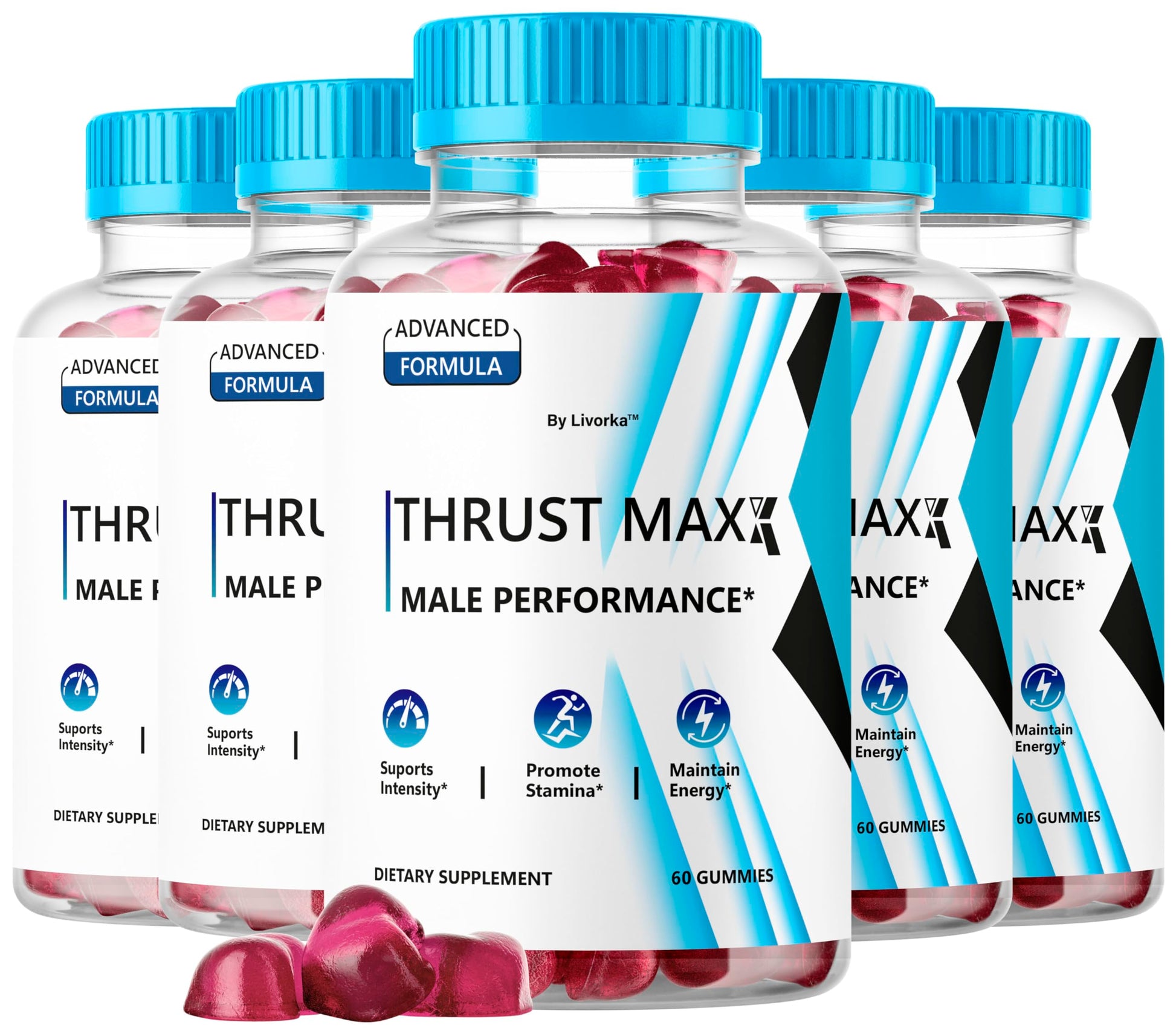 LIVORKA Thrust Maxx Gummies 300 Gummies
