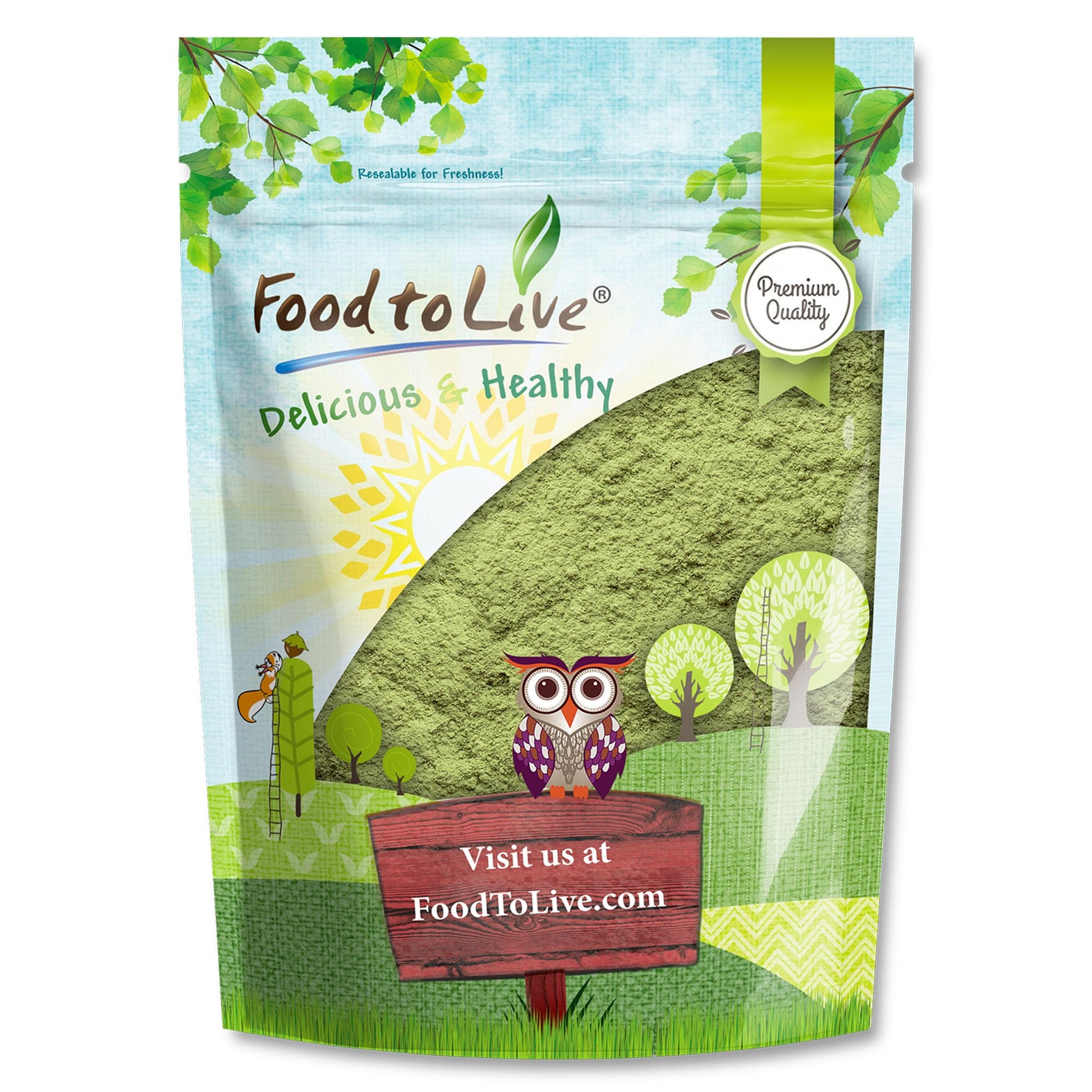 Food to Live Broccoli Powder 16 Ounce