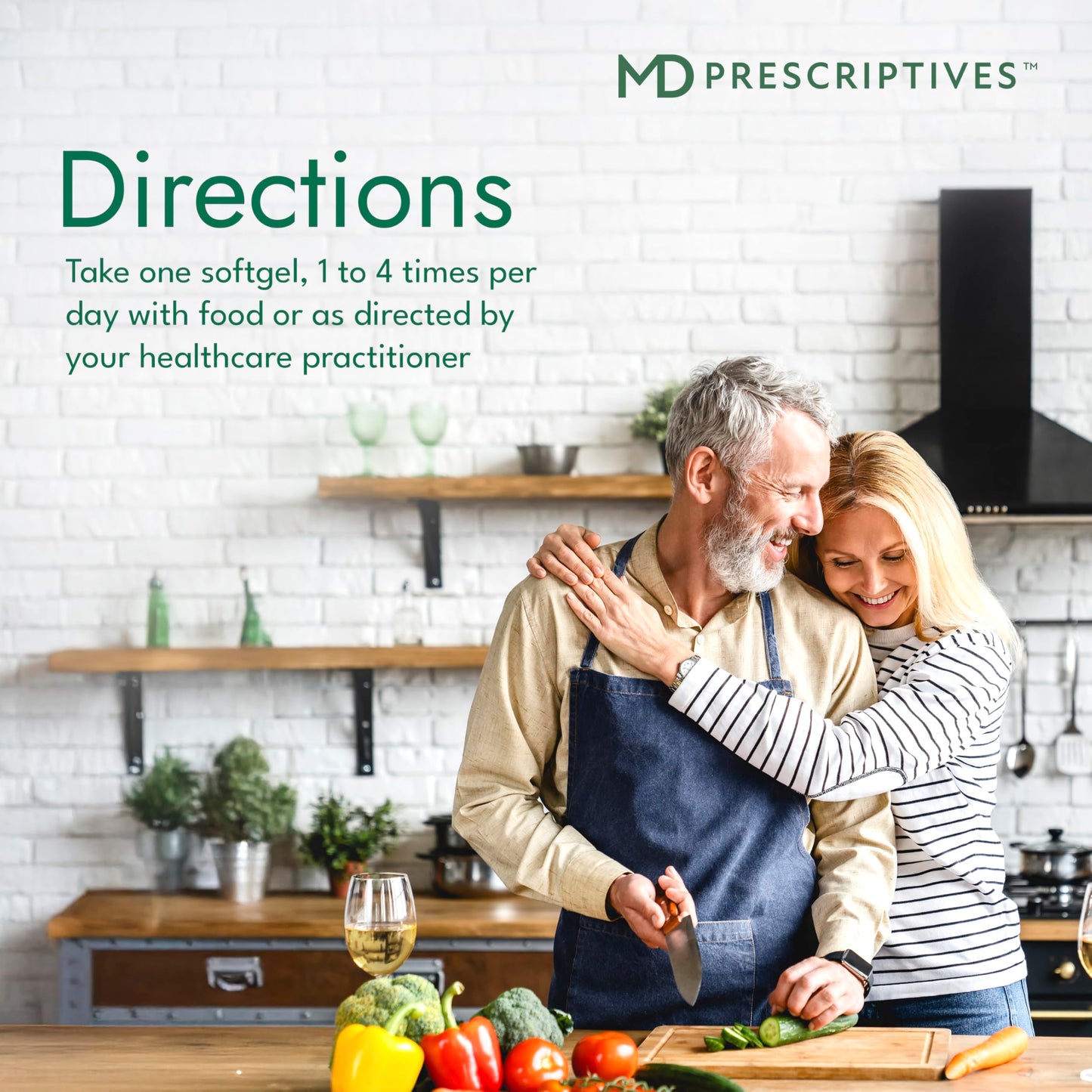 MD Prescriptives Omega MD Supplement - 500 EPA & 250 DHA Omega-3 Fish Oil Softgels, 60 Softgels