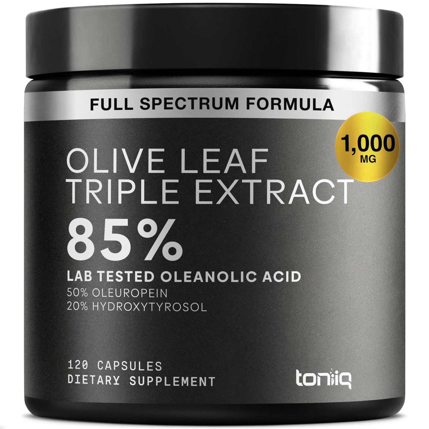 Toniiq Olive Leaf Extract Complex Capsule, 120 Capsules
