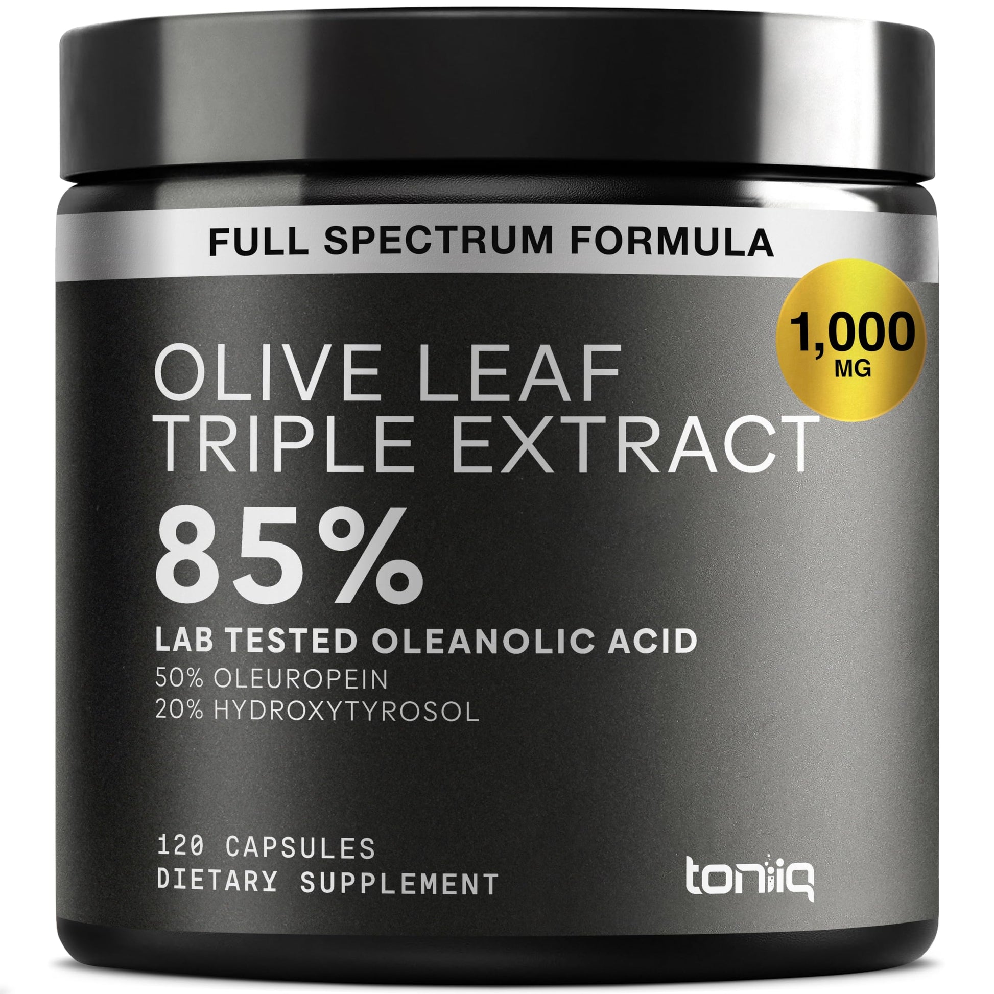 Toniiq Olive Leaf Extract Complex Capsule, 120 Capsules