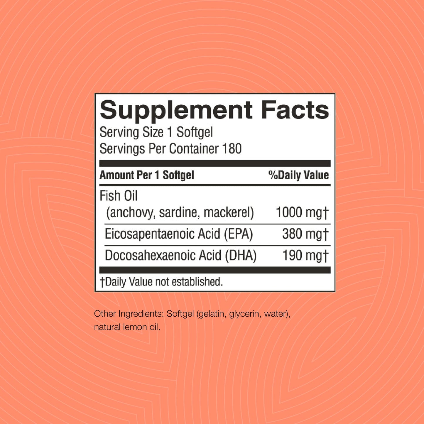 Nature's Sunshine Super Omega-3 EPA Softgel 180