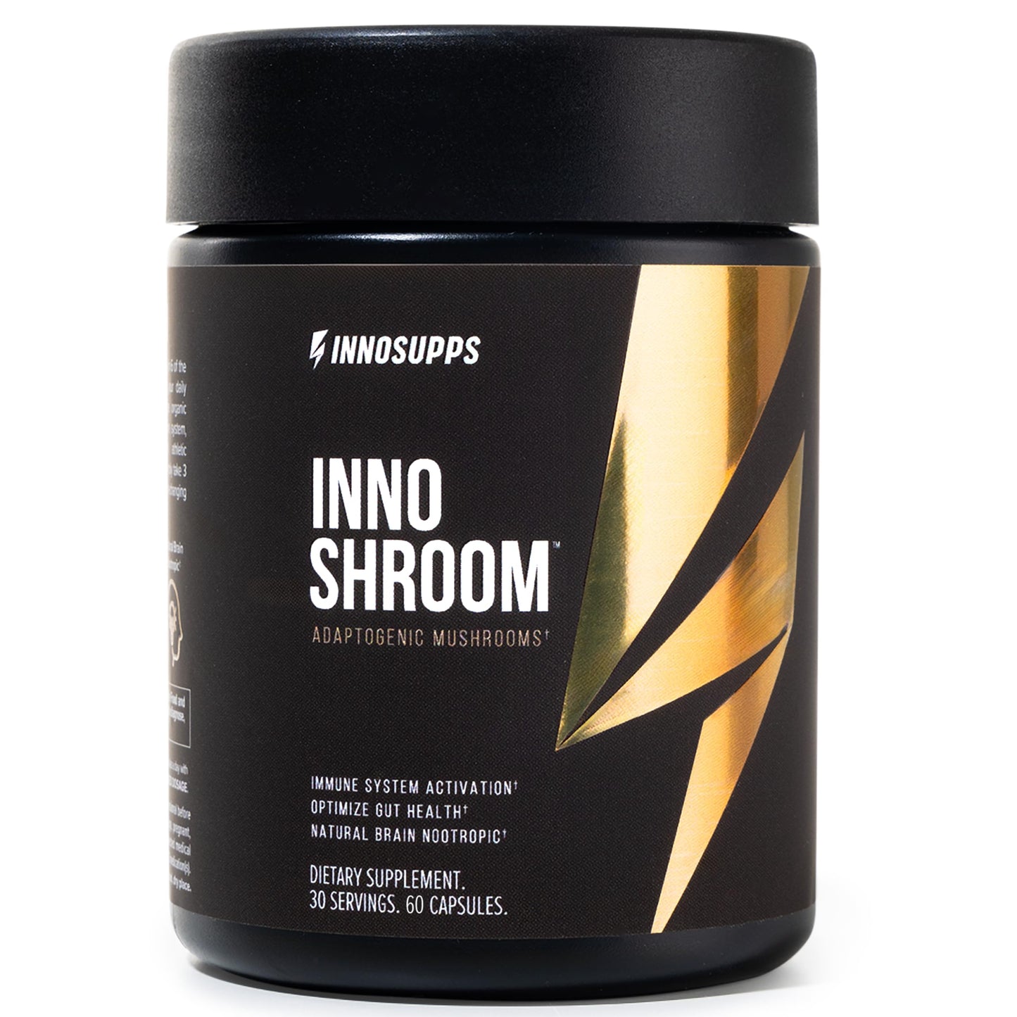 InnoSupps Inno Shroom Organic Mushroom Supplement Capsules 90 Count