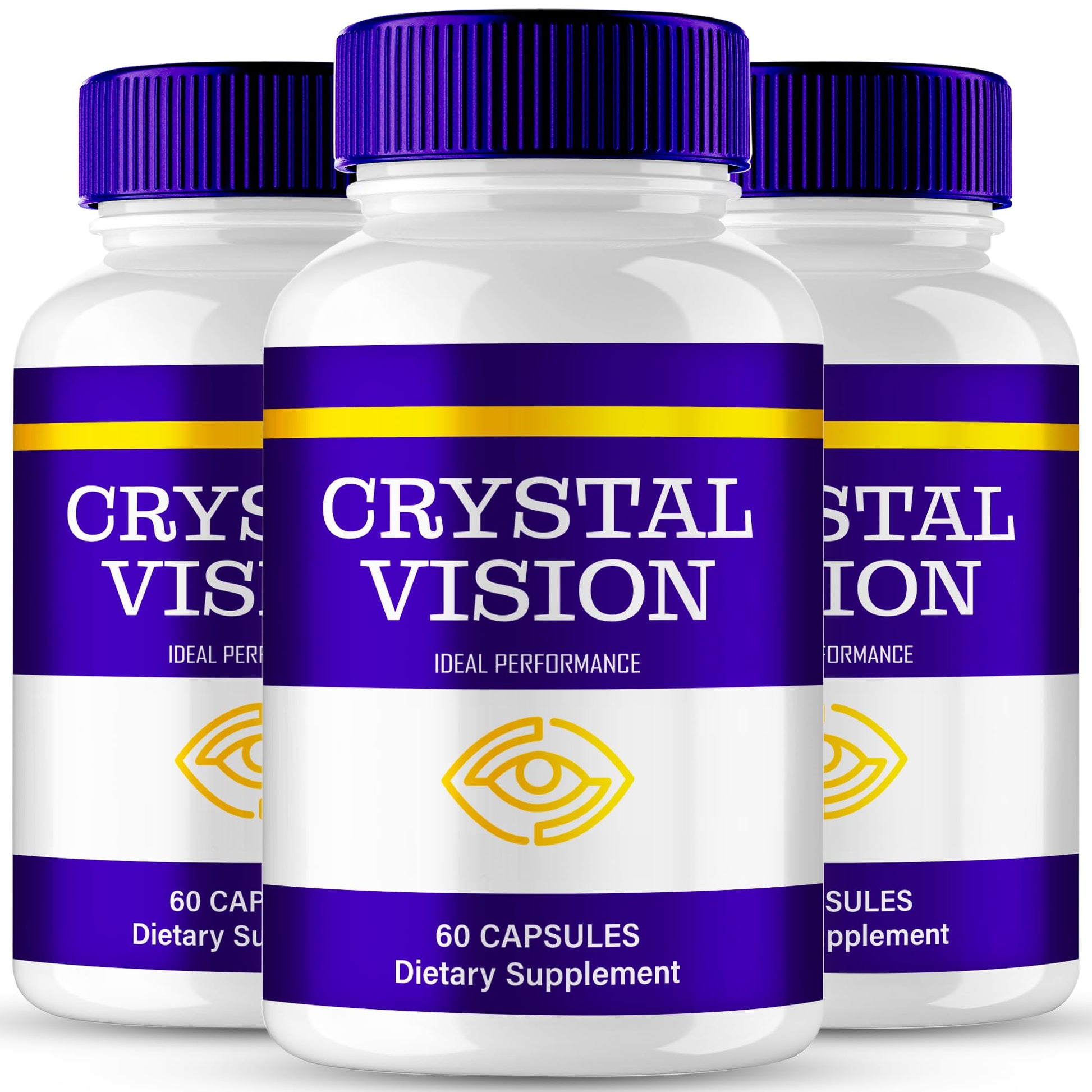 IDEAL PERFORMANCE Crystal Vision Eye Health Supplements Capsules 180 Capsules