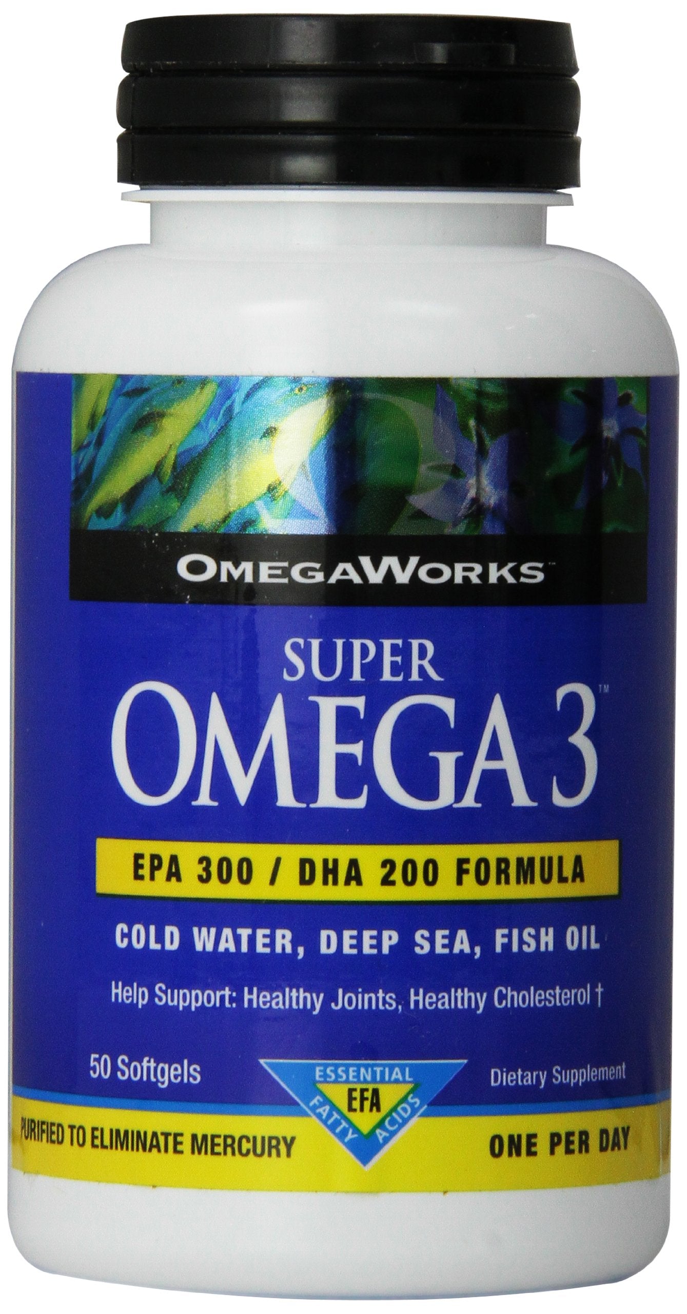 Omgeworks Omegaworks Super Omega 3 Softgels, 100 Softgels