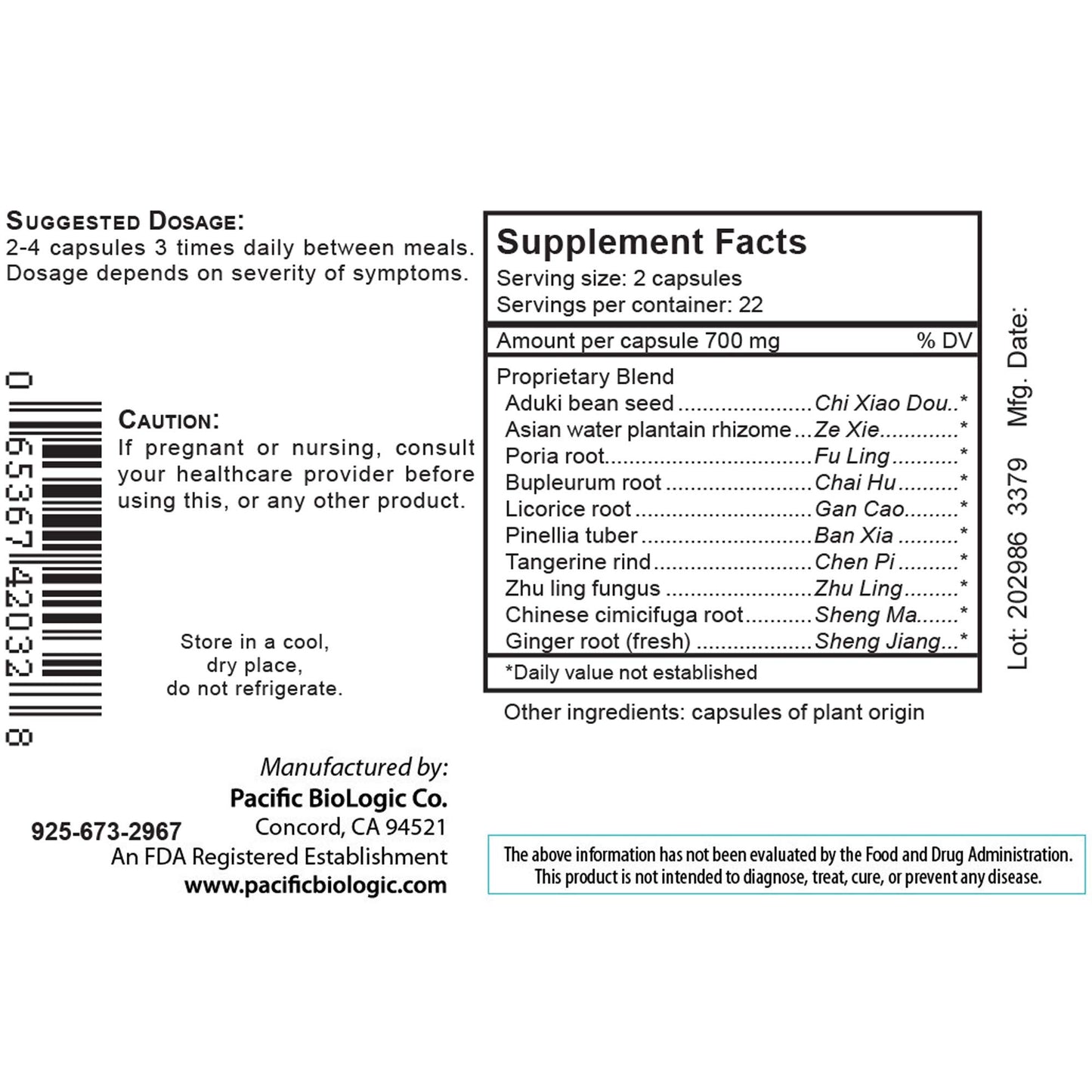 Pacific BioLogic Thyrise Capsules, 1 Count