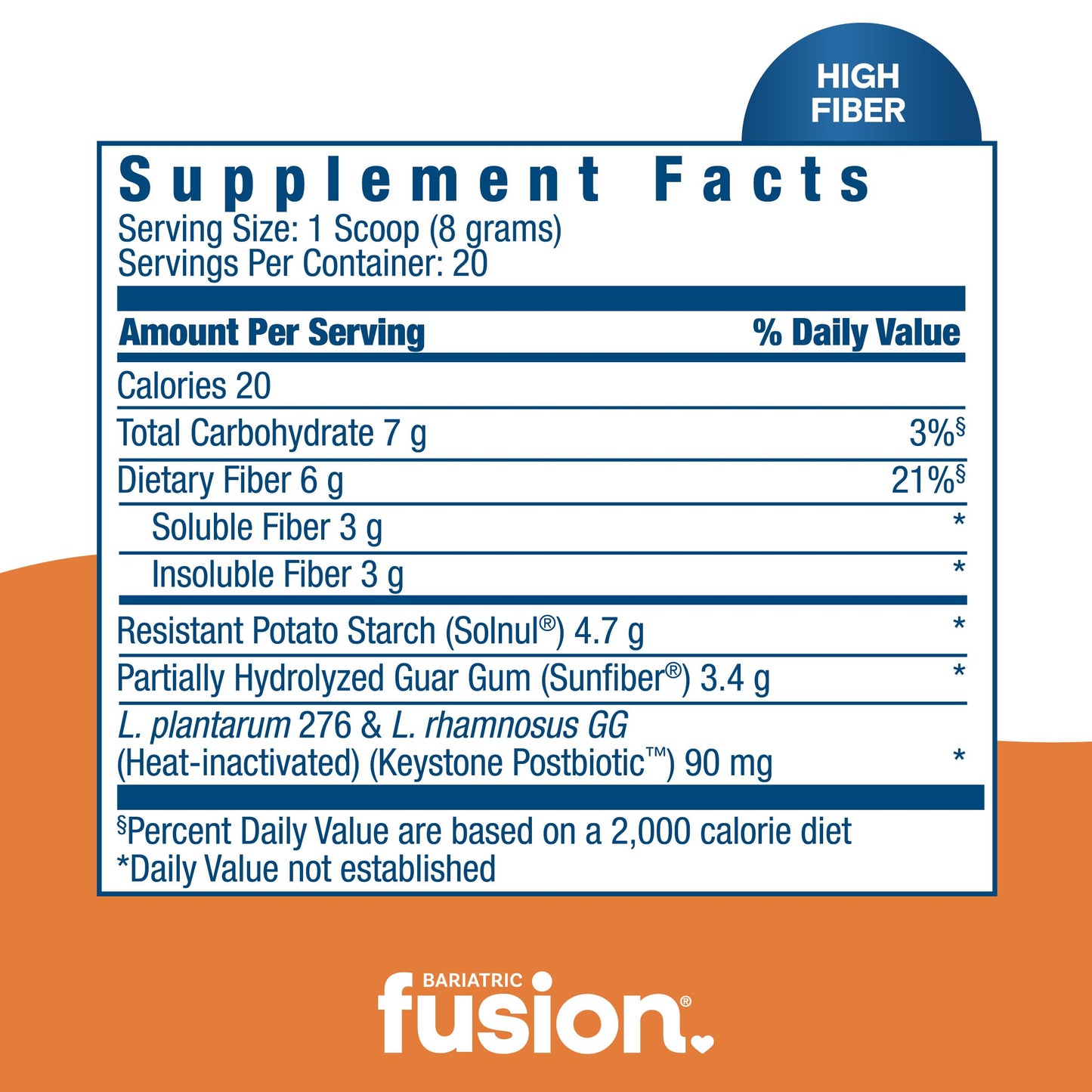 Bariatric Fusion GLP-1 Gut Health Booster Powder 5.82 Ounce