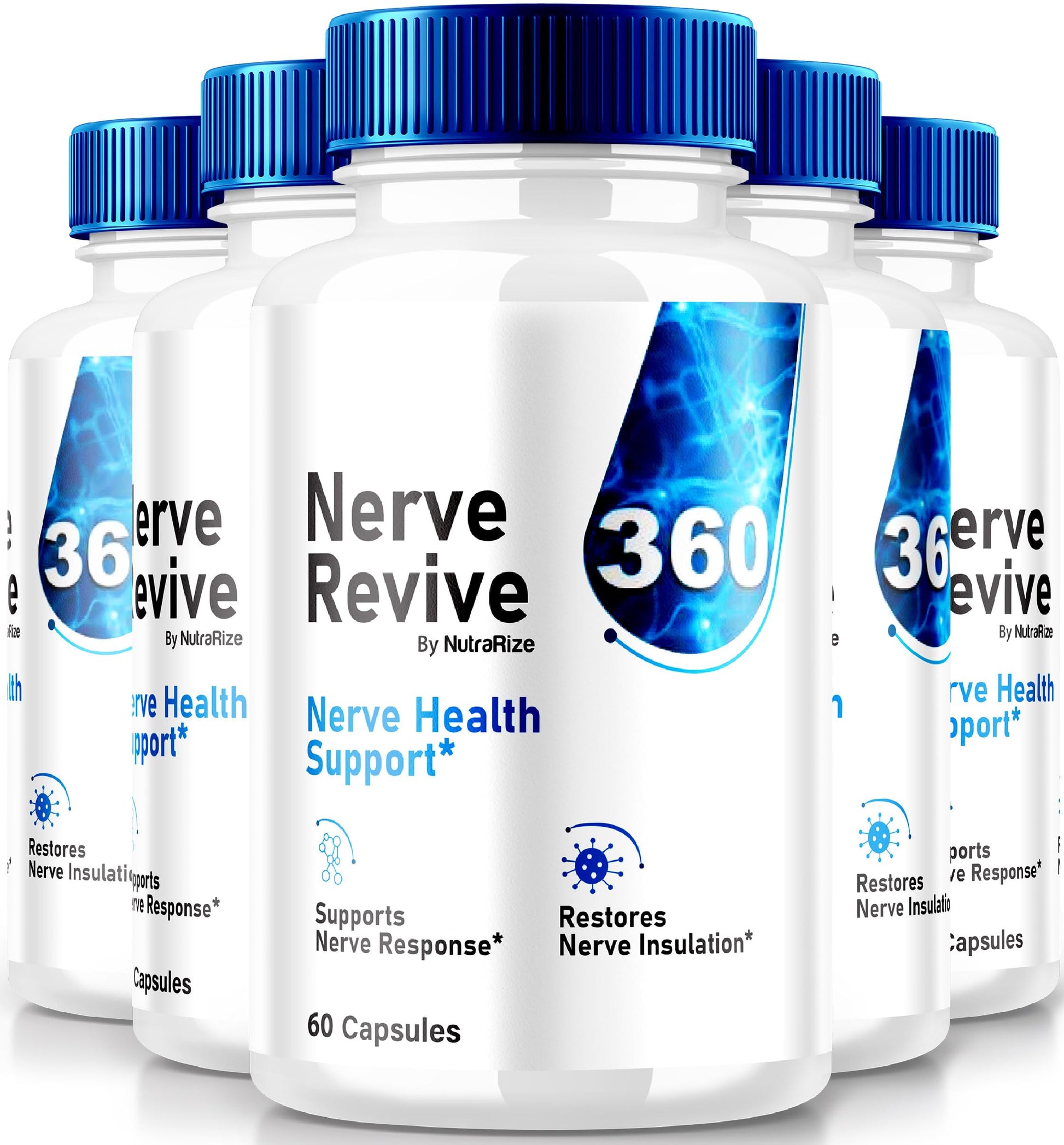 NutraRize Nerve Revive 360 Capsules, 300 Count