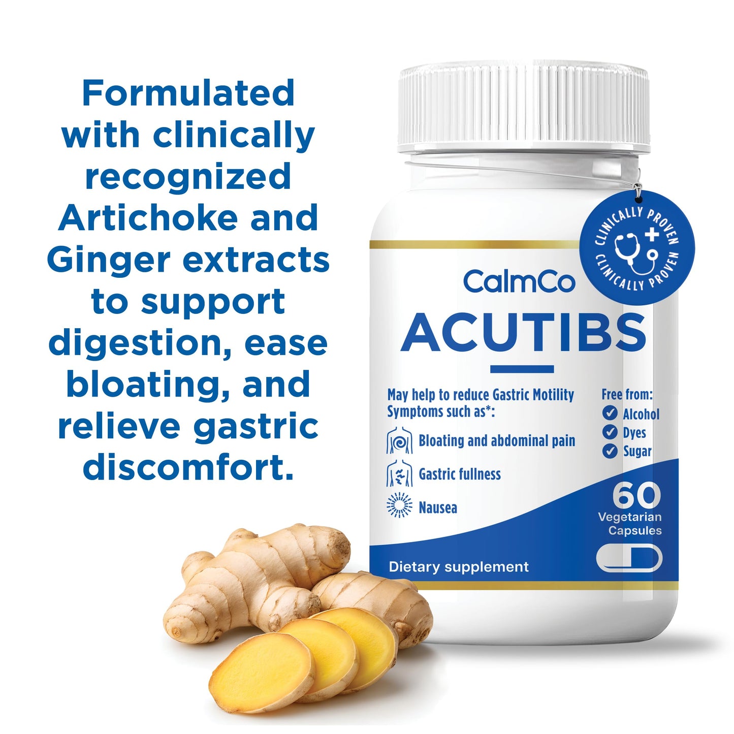 CalmCo Acutibs Vegan Capsules, 60 Capsules