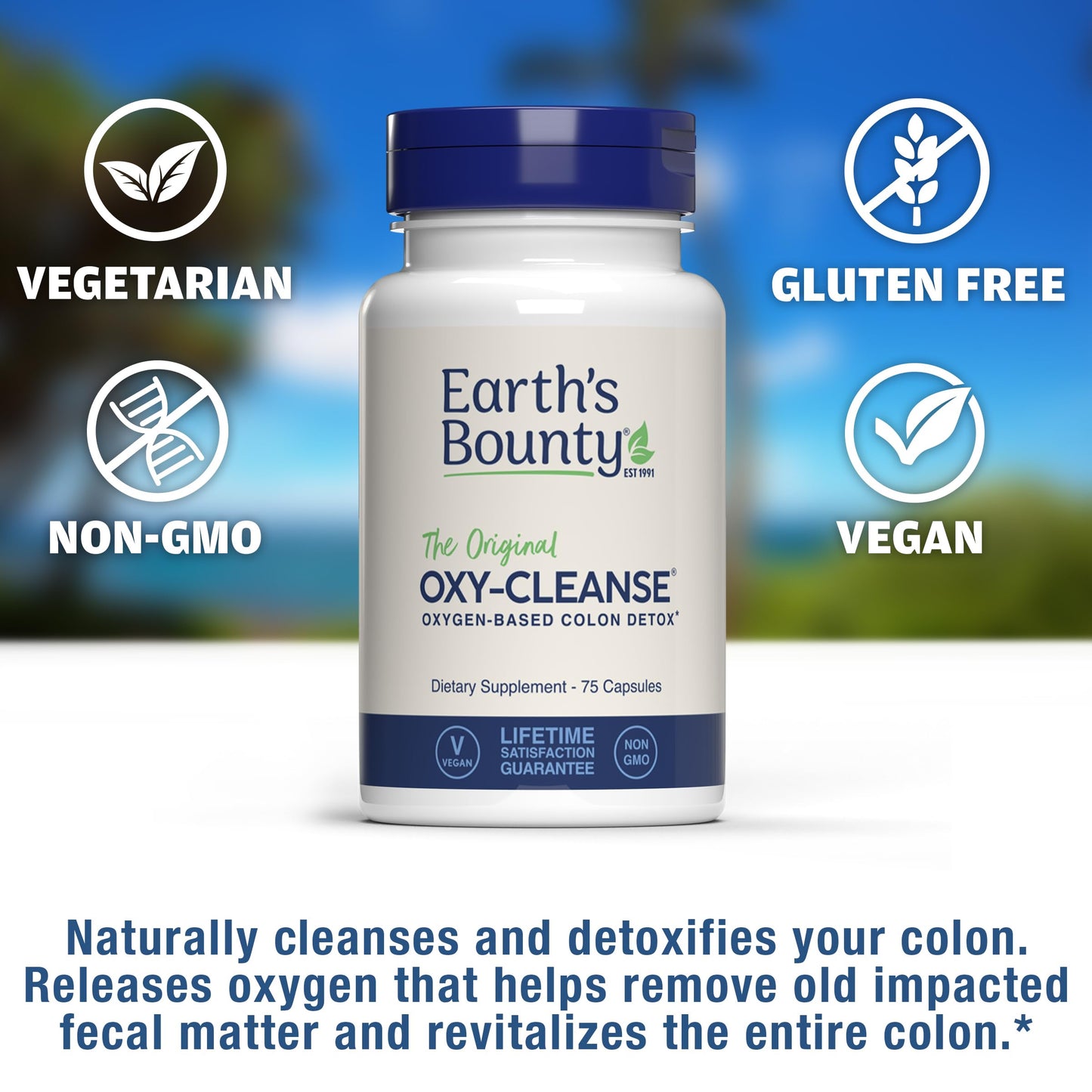 Earth's Bounty Oxy-Cleanse Colon Conditioner Capsules 150 Count
