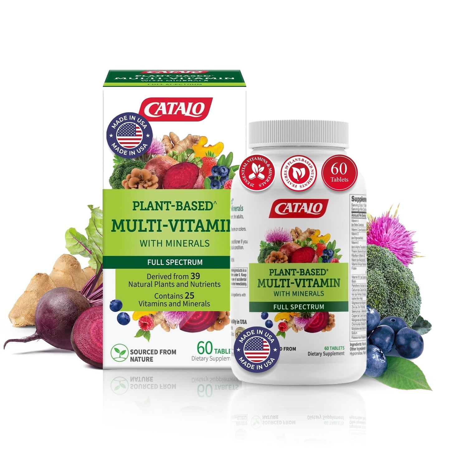 CATALO Multivitamin for Women & Men with Minerals Capsule 60
