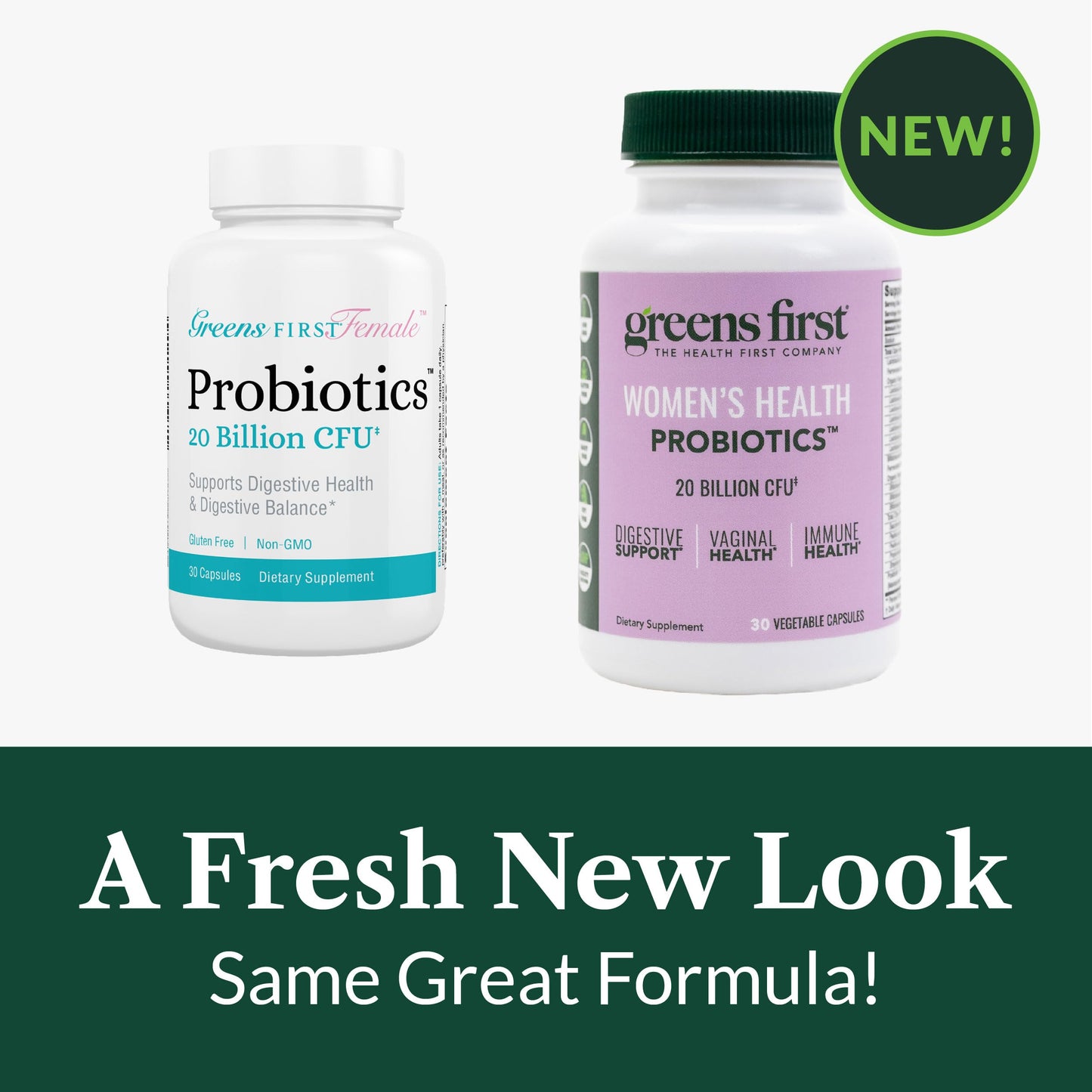 Greens First Women's Health Probiotics Capsule, 30 Count