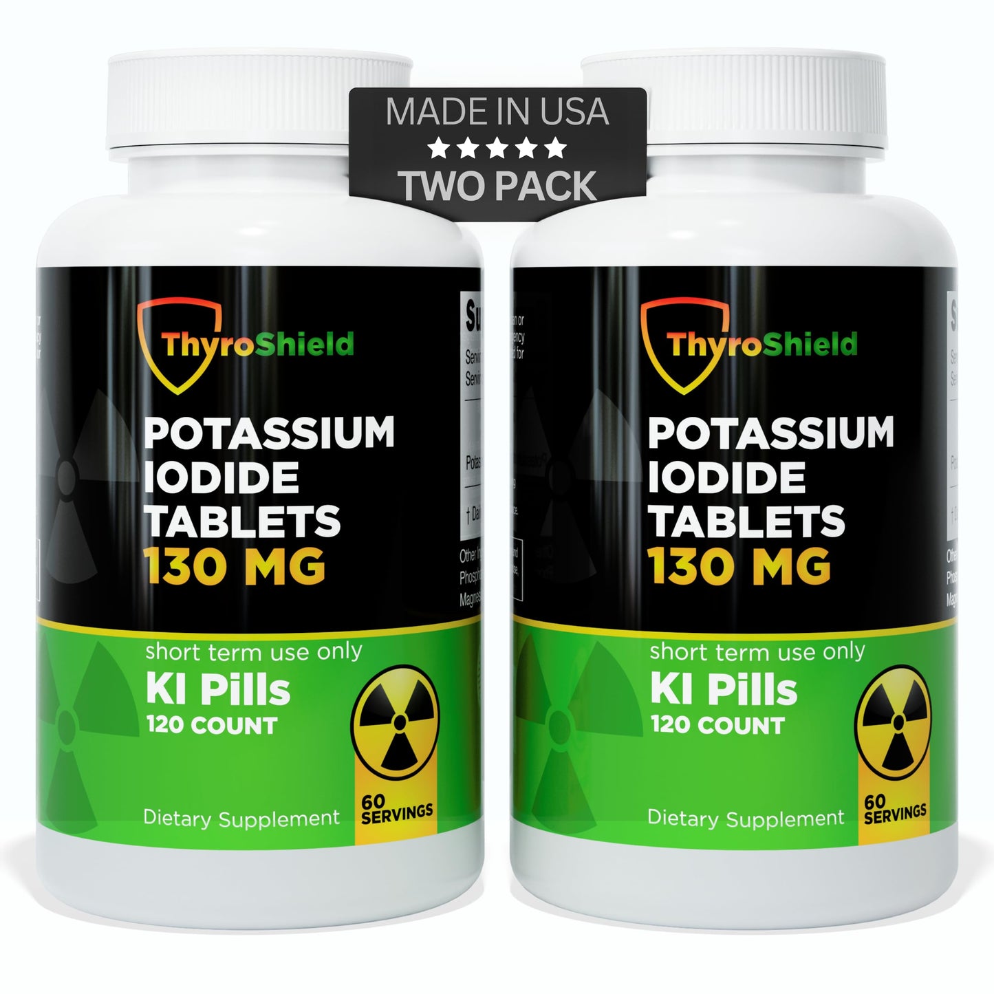 ThyroShield Potassium Iodide Tablets 130 mg, 240 Tablets