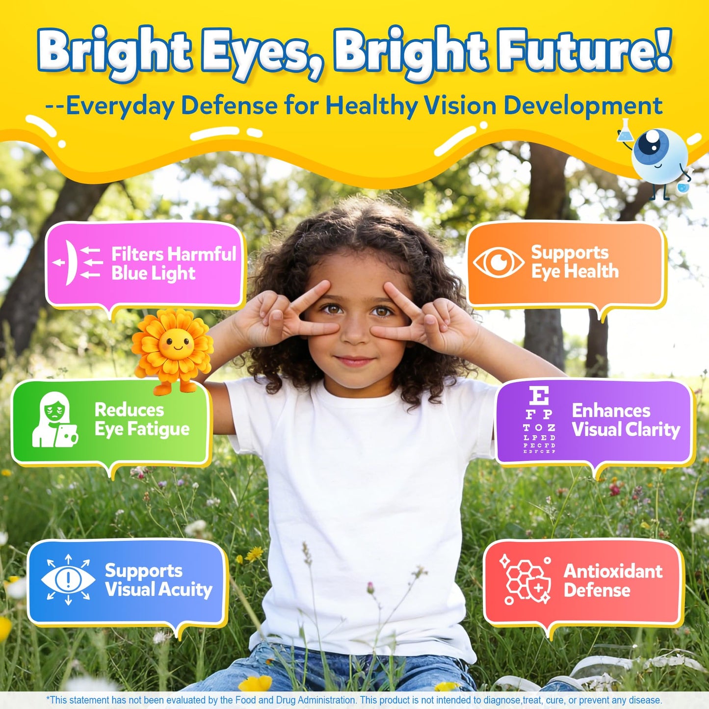 Nextdia Lutein Gummies for Kids, 60 Gummies