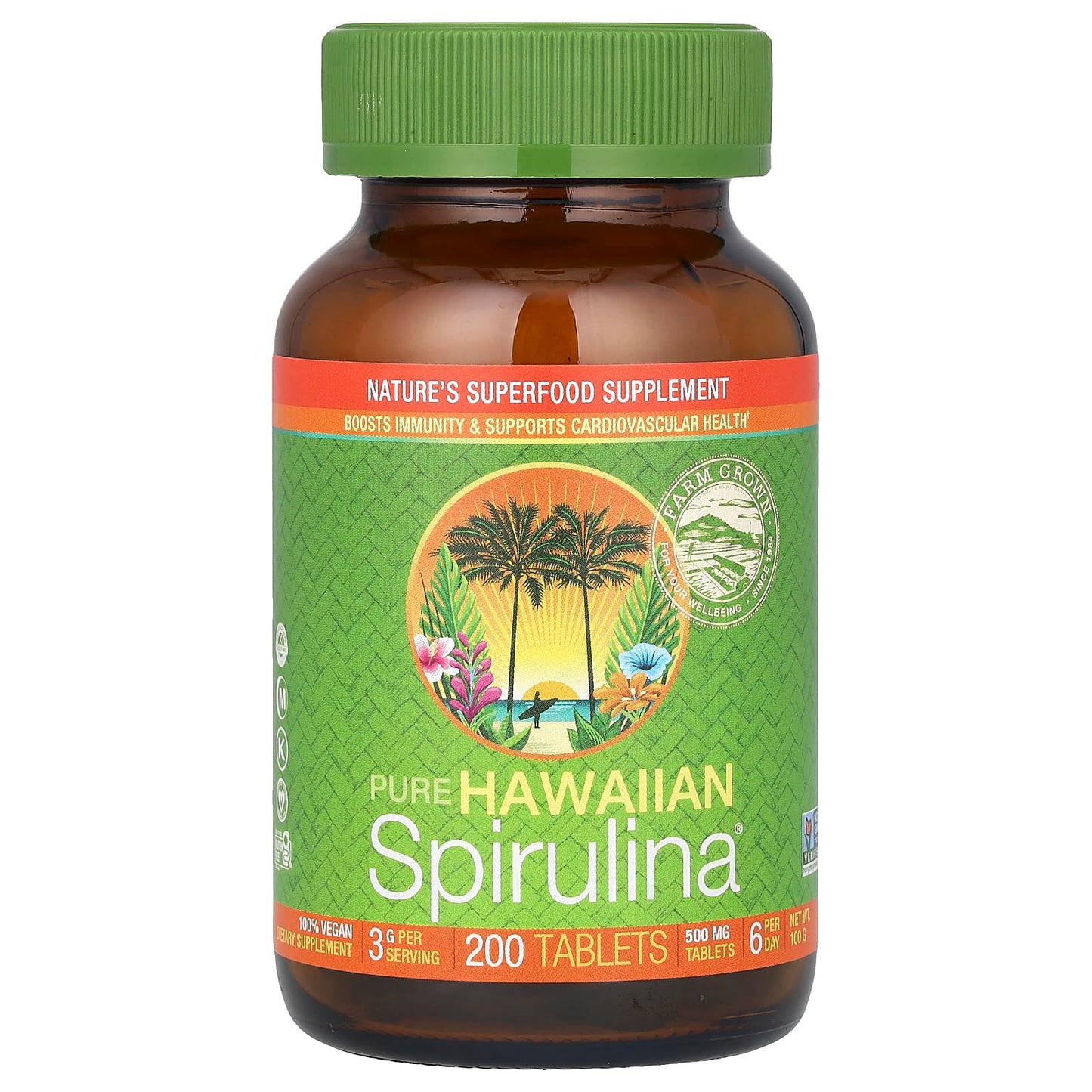 Nutrex Spirulina 500mg Tablet 600 Count