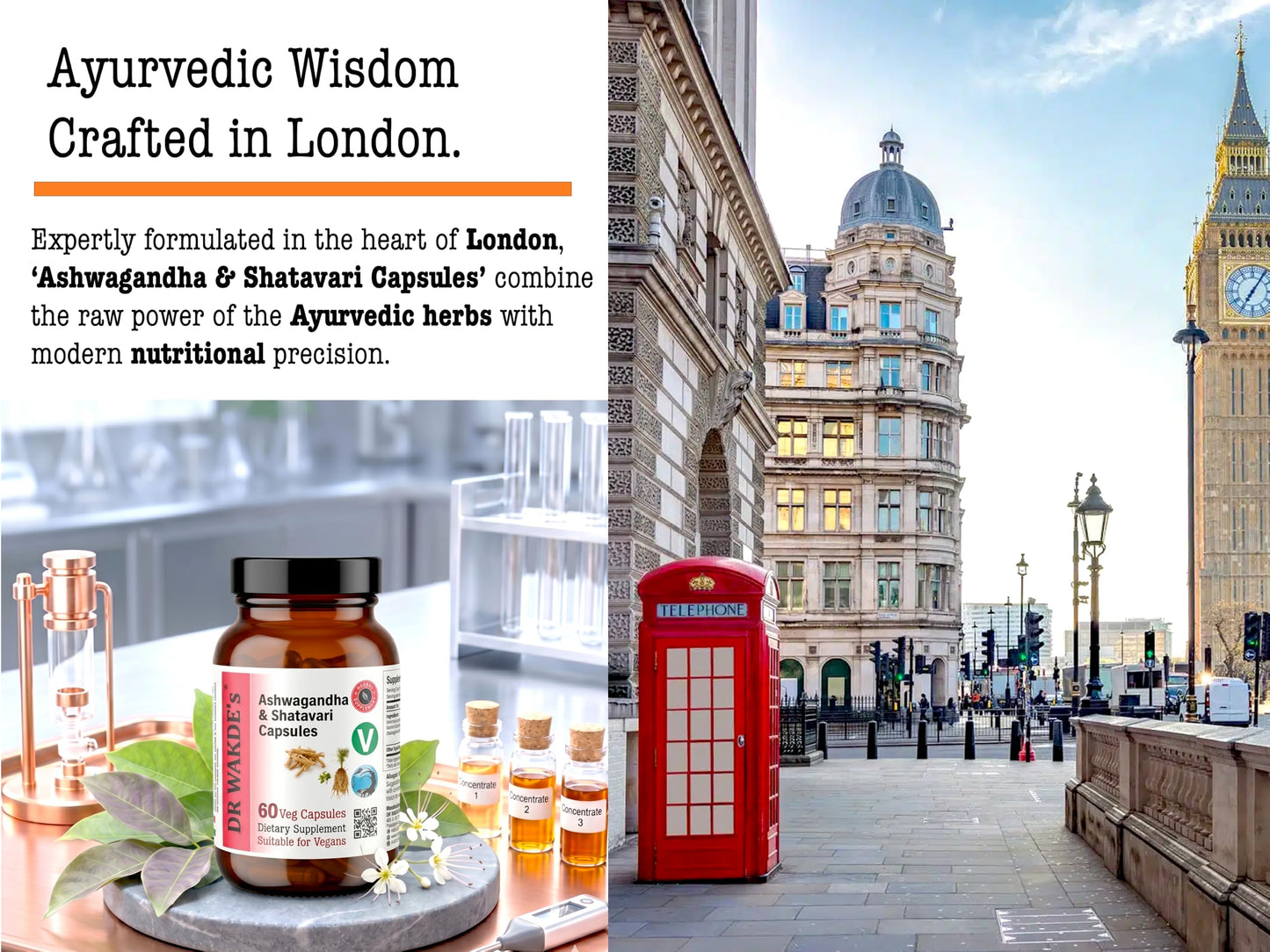DR WAKDE's Ashwagandha & Shatavari Capsules 1 Capsule