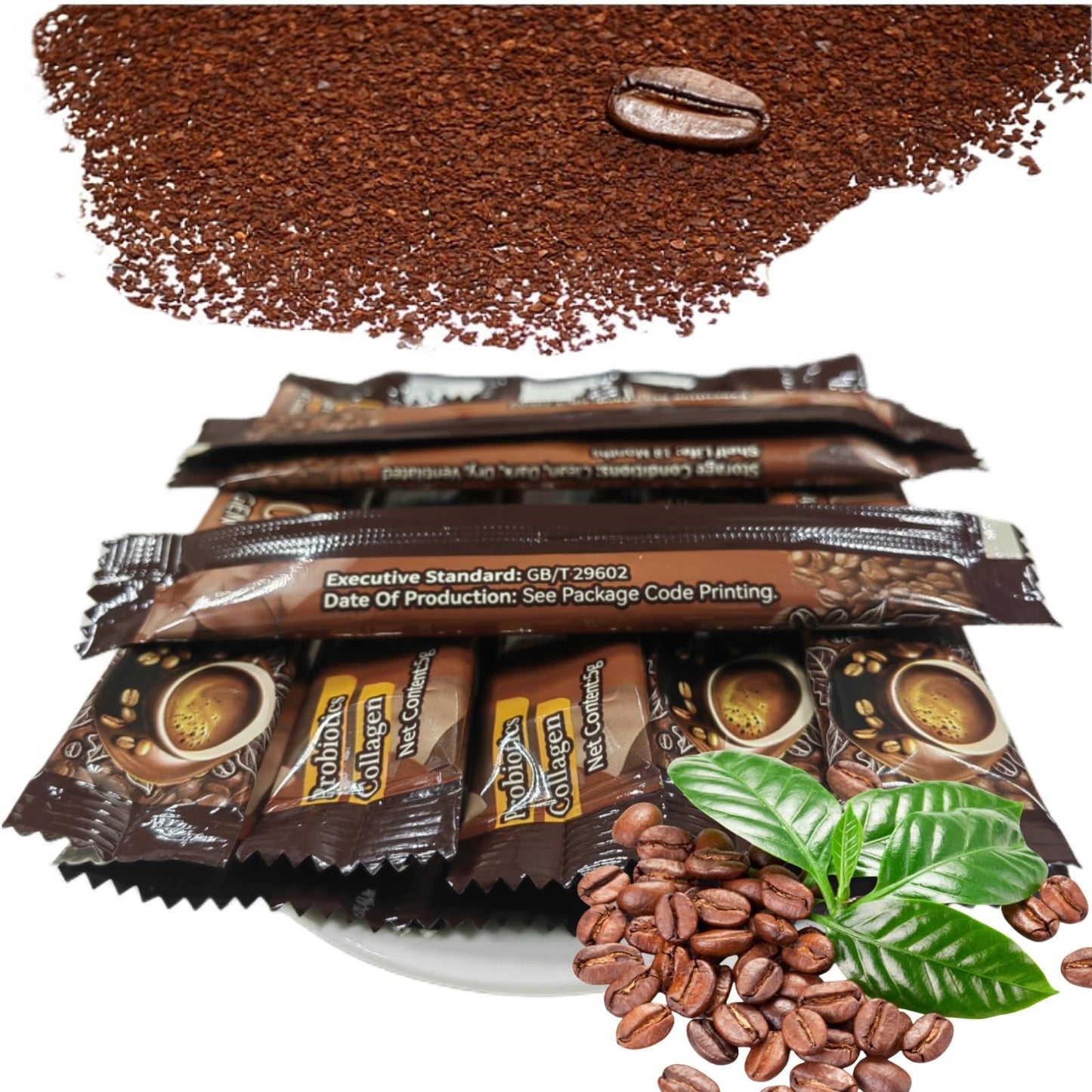 ZhiShuiXii Collagen Coffee Powder 2.1 Ounce