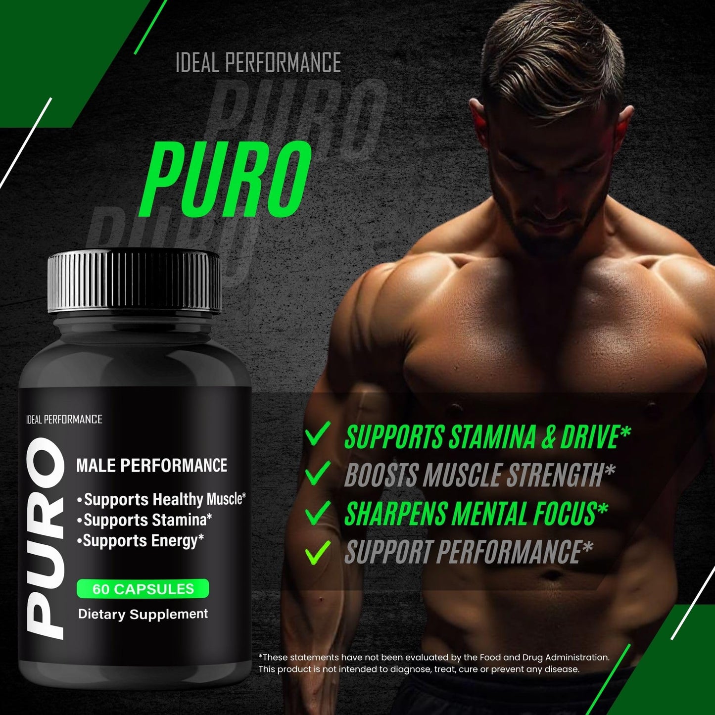 IDEAL PERFORMANCE Puro Capsules 120 Count