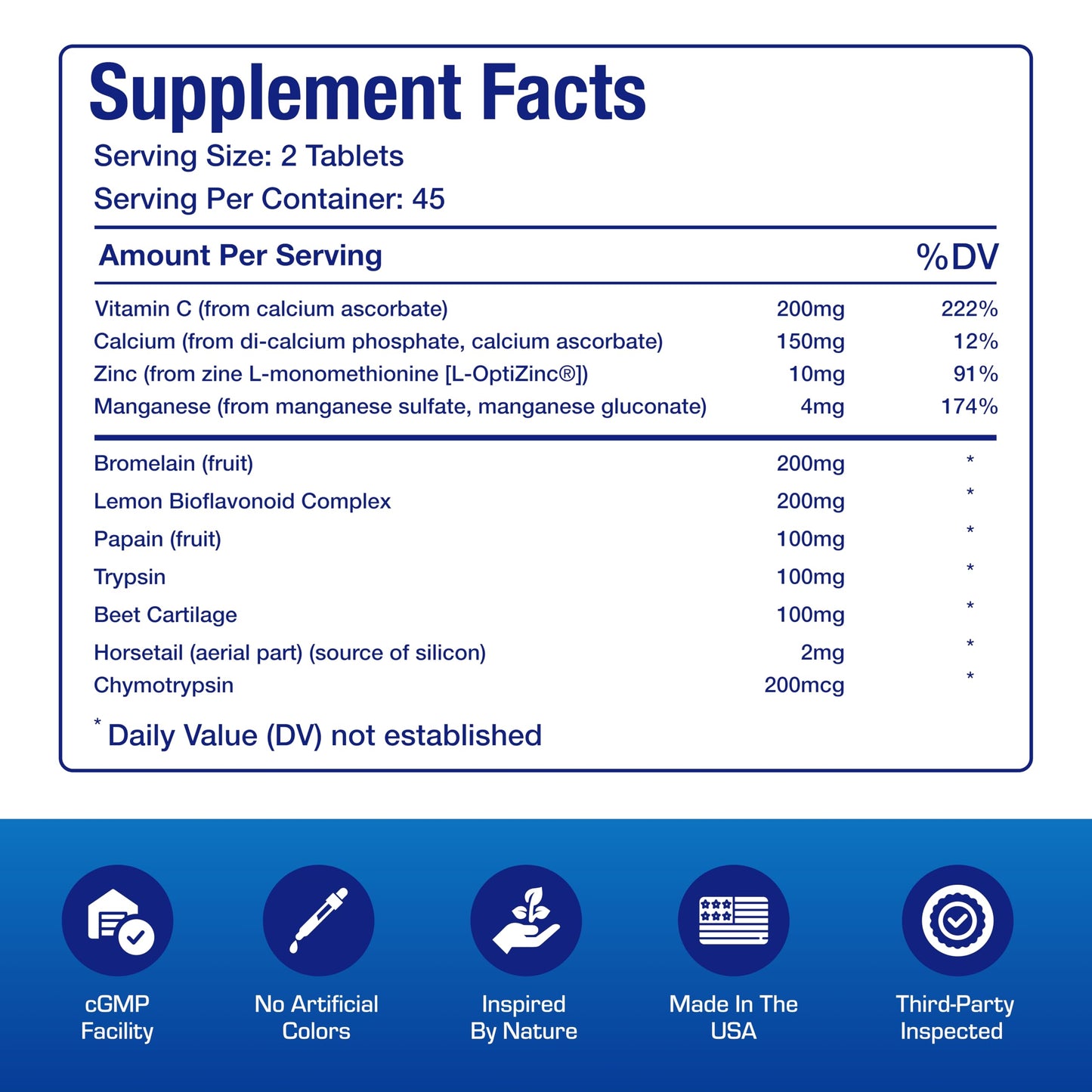 Anabolic Laboratories Zymain Cartilage Ligament and Tendon Supplement Tablet 90