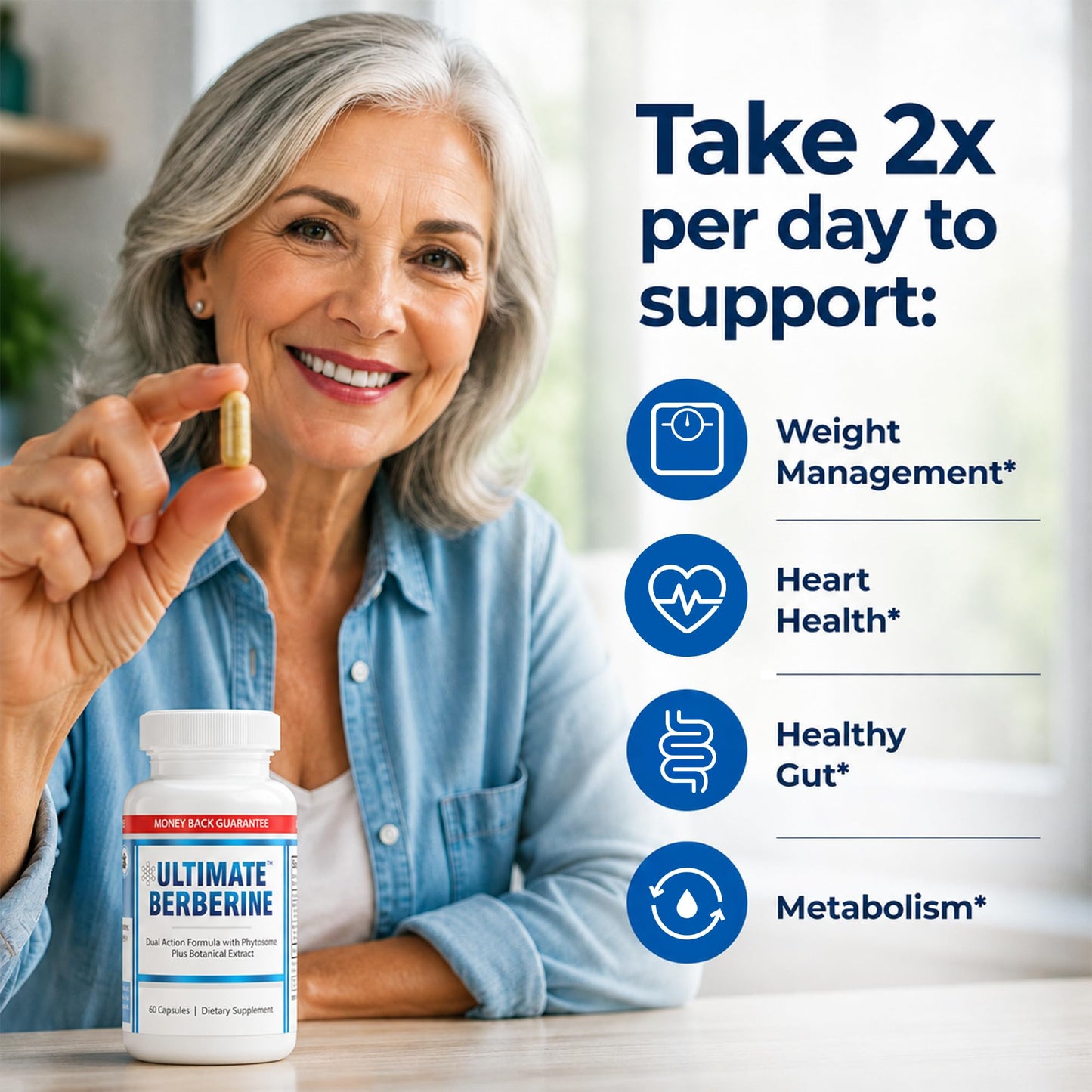Ultimate Berberine Phytosome 120 Capsules