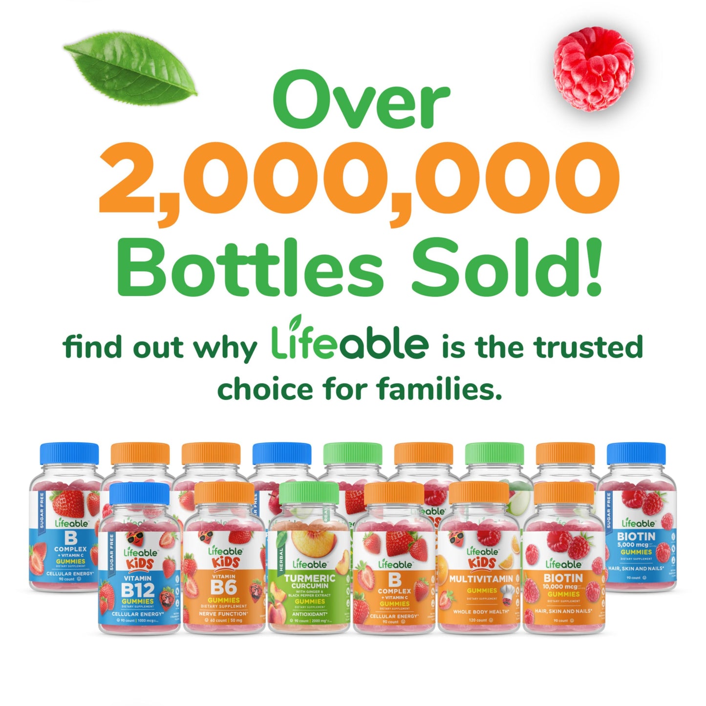 Lifeable Vitamin D3 K2 Gummies 60 Count