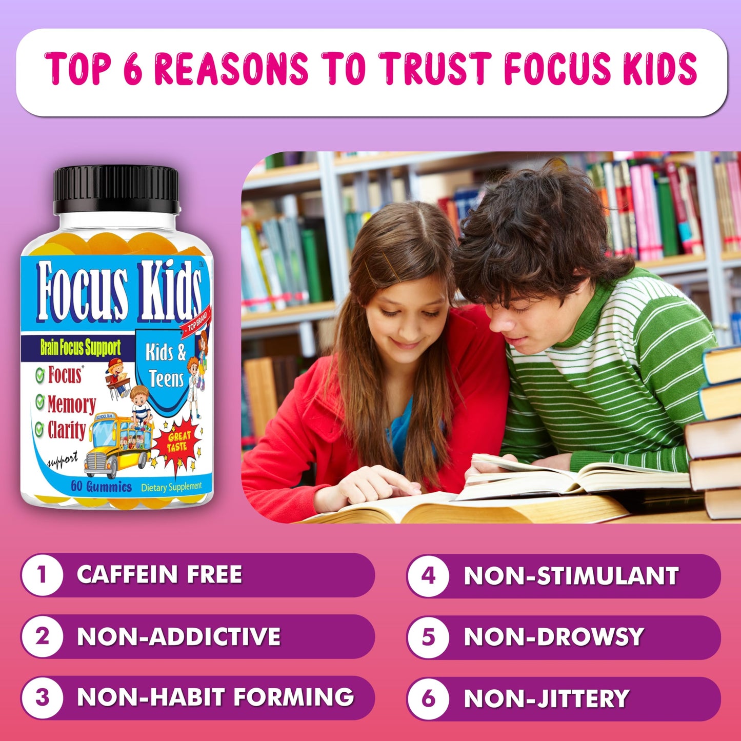 Celebrity LifeStyle Product Focus Kids Gummies, 60 Count