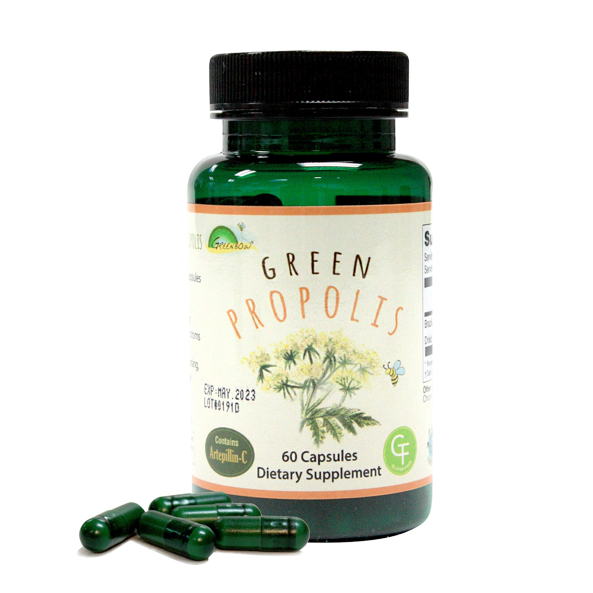 Greenbow Green Propolis Capsule 60 Count
