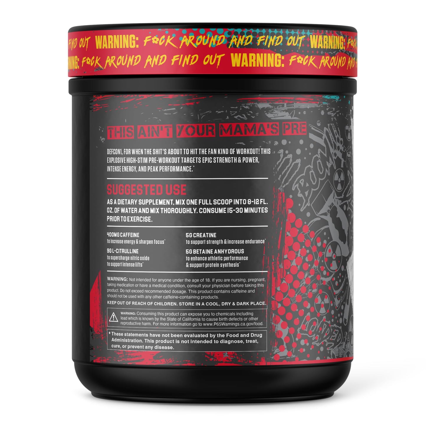 Anabolic Warfare Defcon1 High Stim, High-Intensity Pre-Workout Powder 16