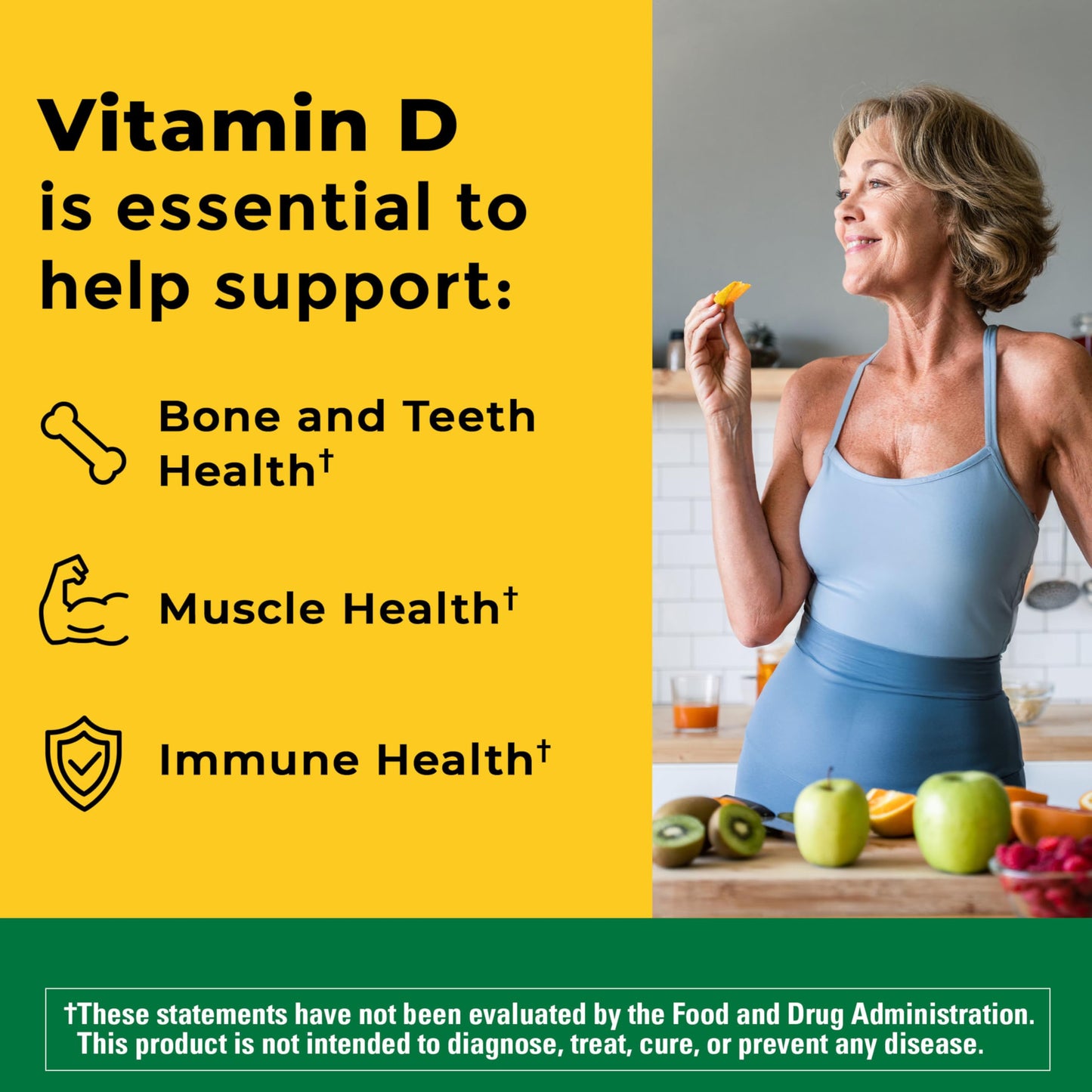 Nature Made Vitamin D3 5000 IU (125 mcg) Softgels 180 Count