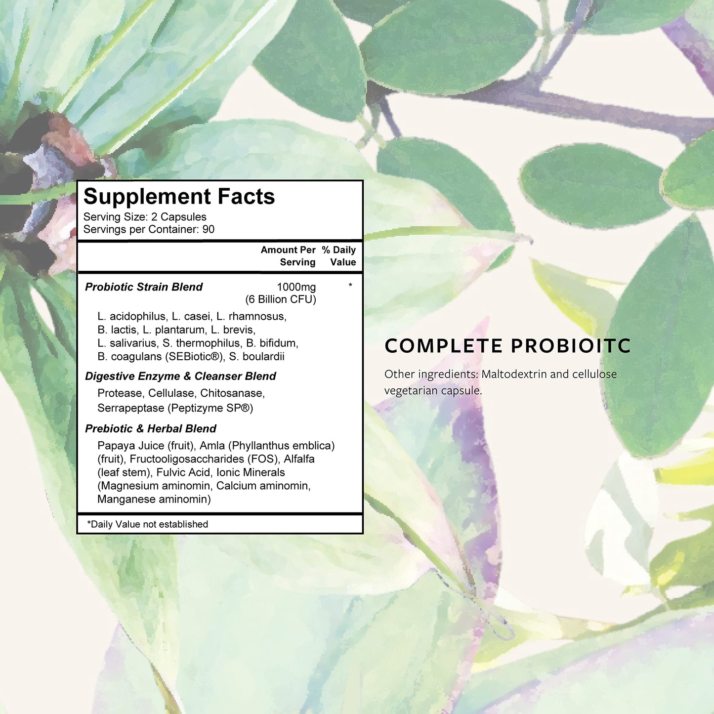 SAKARA Complete Probiotic for Women 180 Capsules