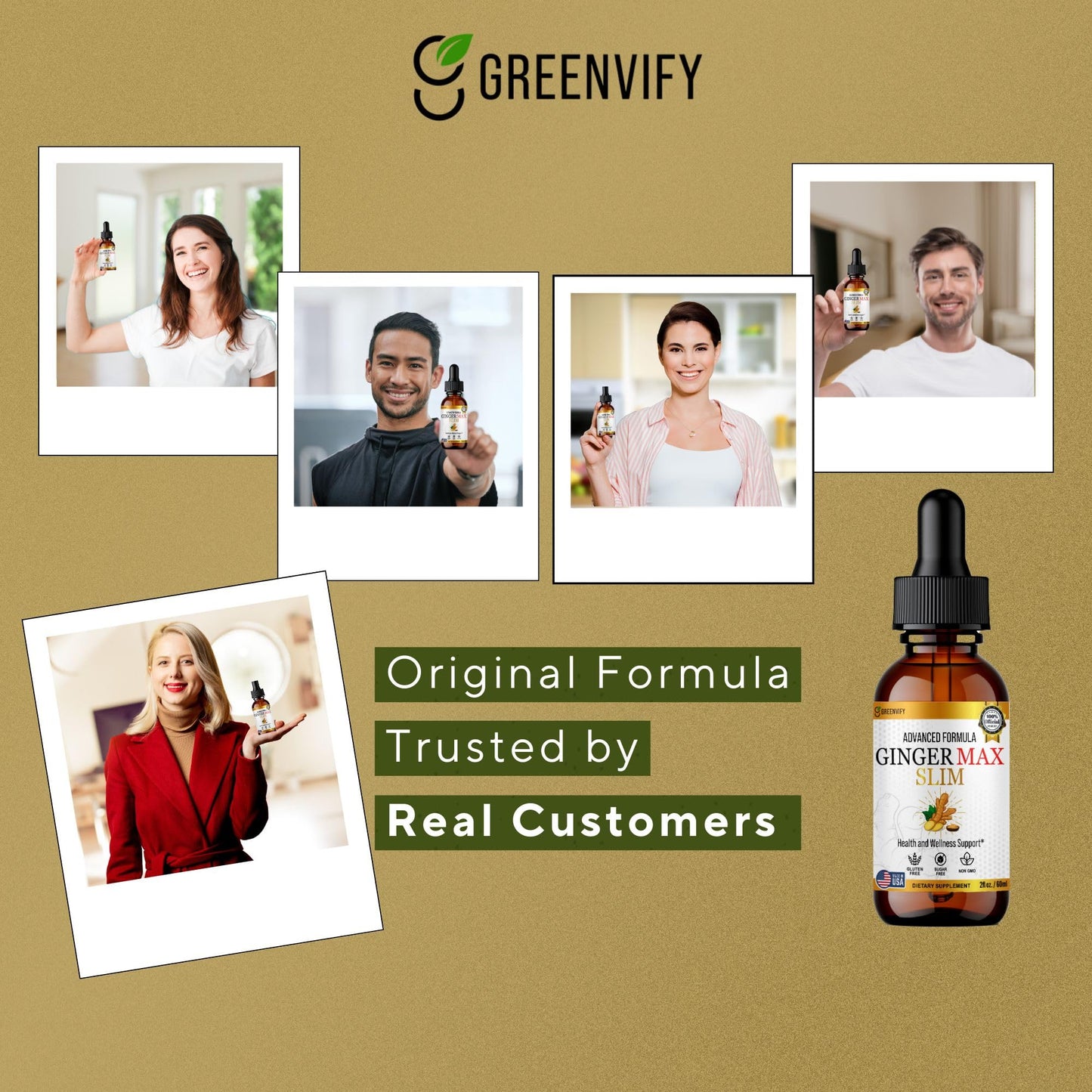 GREENVIFY Ginger Max Dietary Supplement Capsule, 60 Count