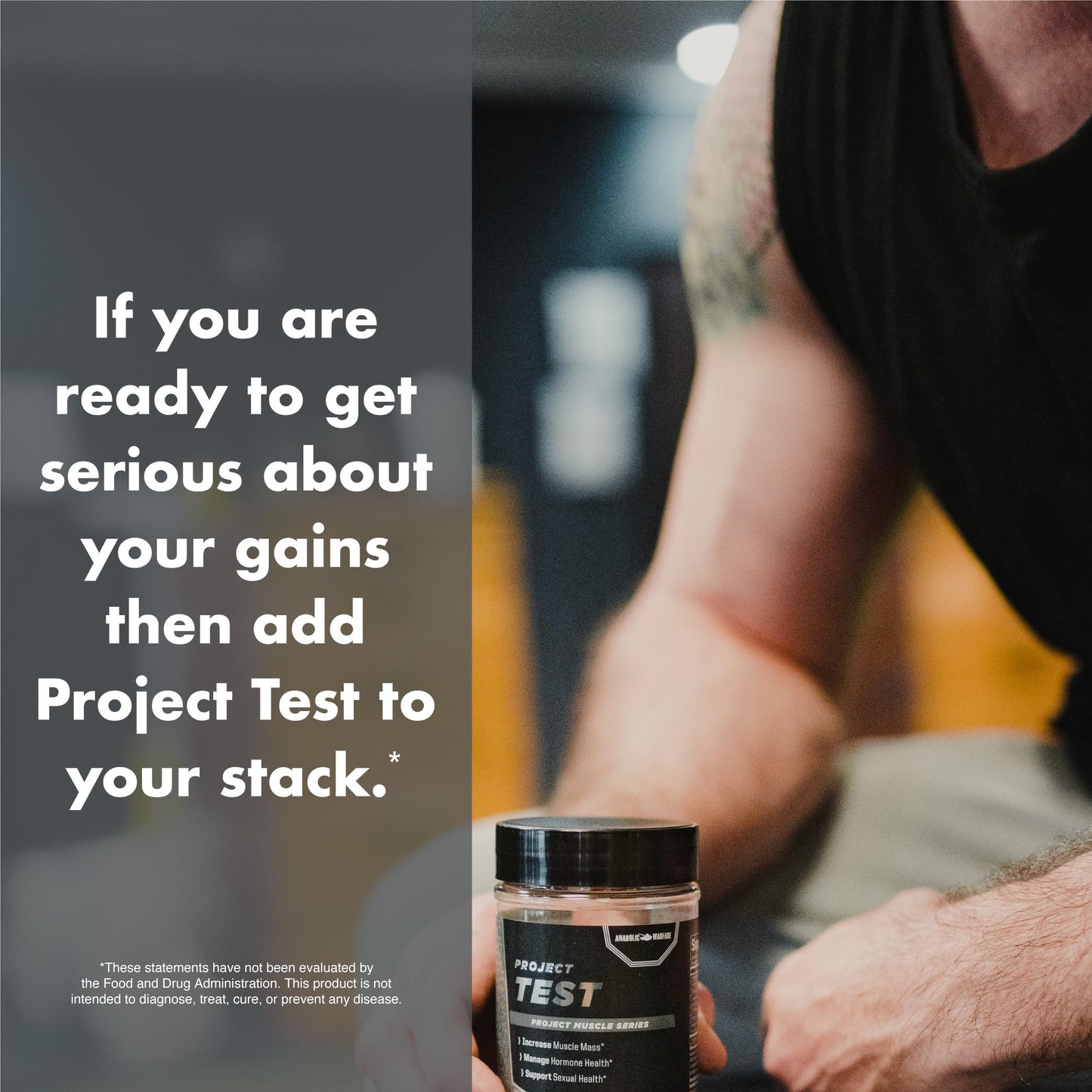Anabolic Warfare Project Test Capsule, 120 Capsules
