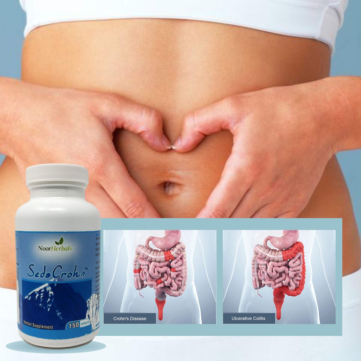 NoorHerbals SedaCrohn Capsules 150