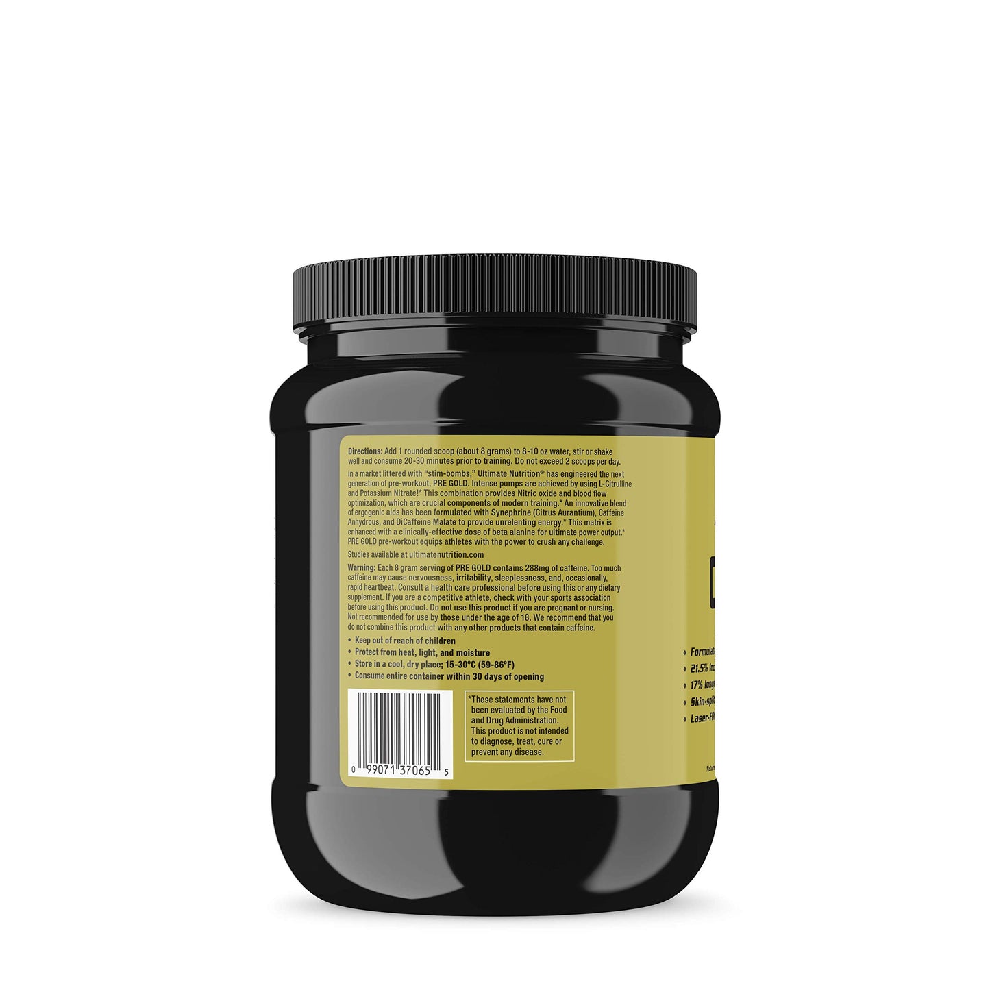 Ultimate Nutrition PRE Gold Preworkout Powder, 8.75 oz