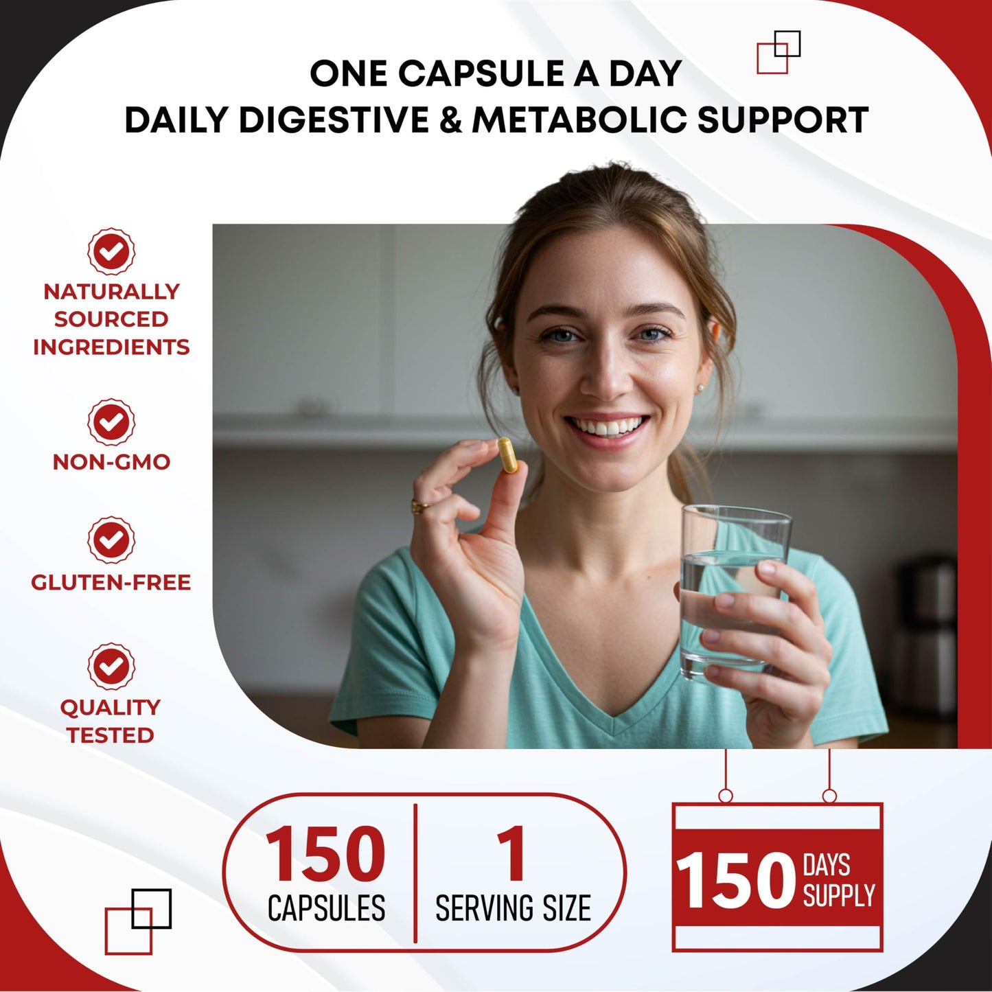 GUDOMET Berberine Ceylon Cinnamon All-in-1 Supplement with Bitter Melon AVG Gymnema sylvestre Turmeric Milk Thistle Licorice Holy Basil Fenugreek Banaba Capsules 150