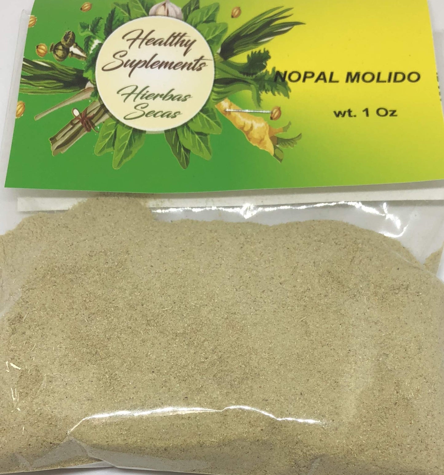 Healthy Supplements Nopal Deshidratado Powder 1 oz
