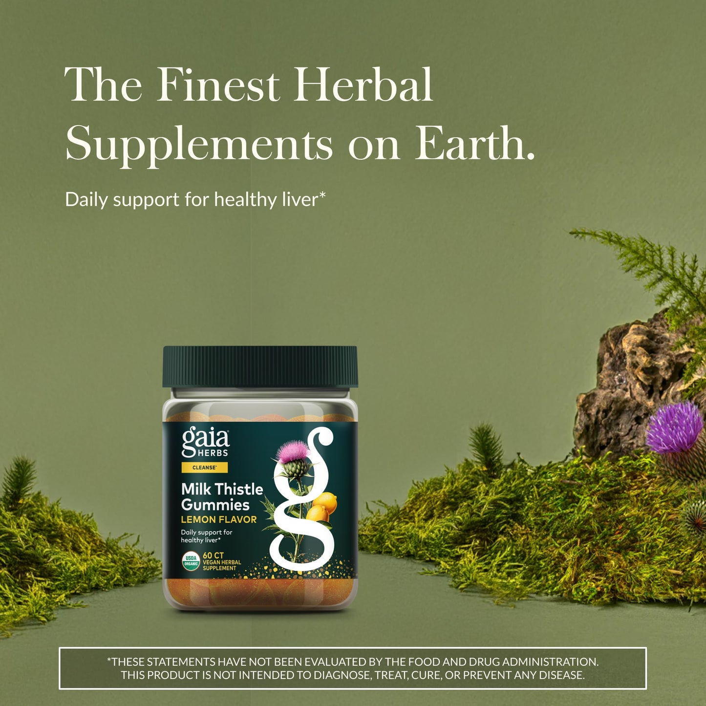 Gaia Herbs Milk Thistle Gummies, 60 Gummies