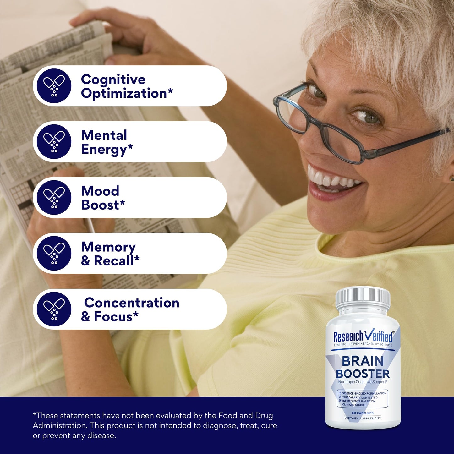 Research Verified Brain Booster 360 Capsules