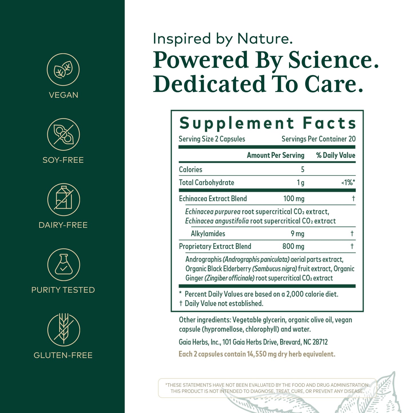 Gaia Herbs PRO Immune Activator Capsule 40 Count
