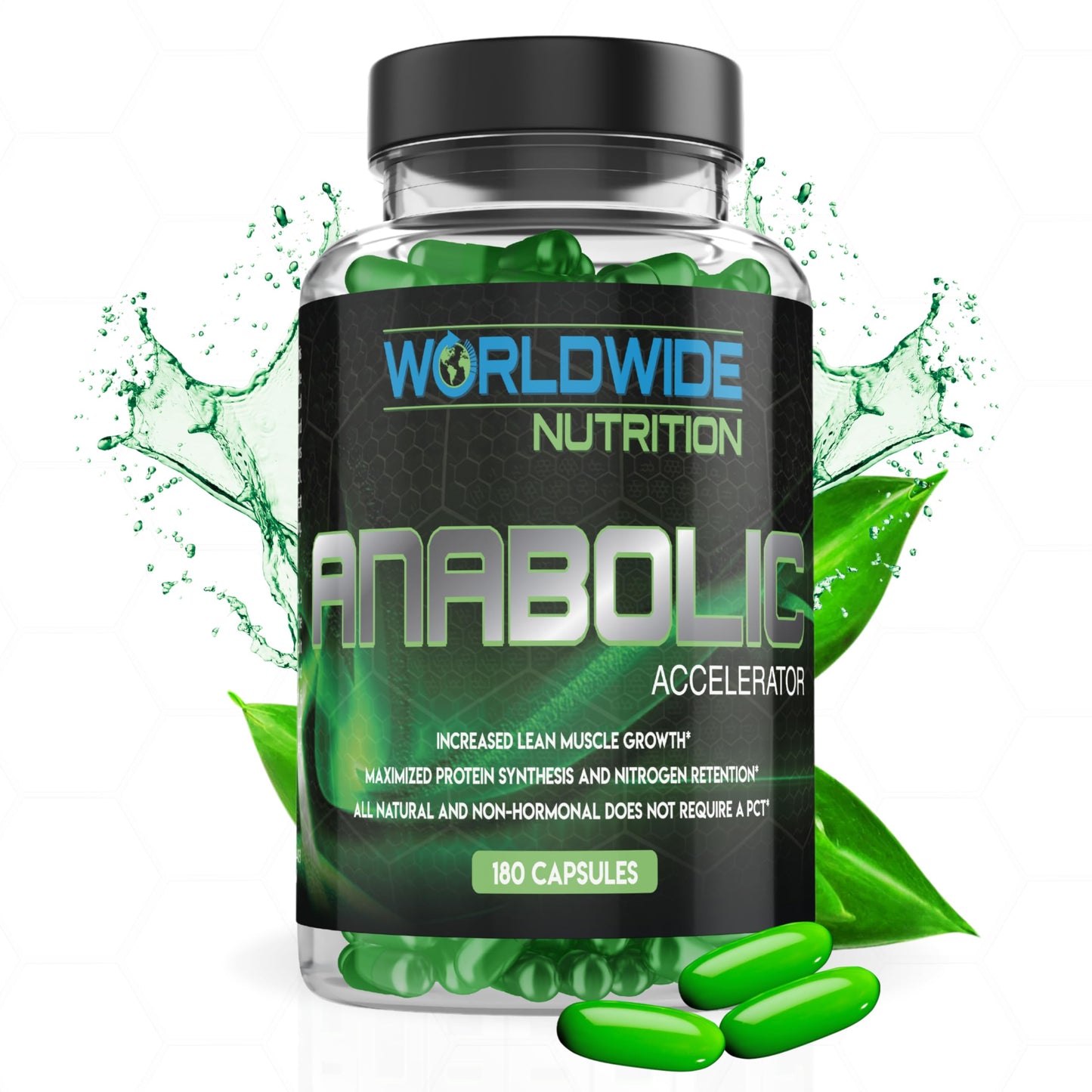 Worldwide Nutrition Anabolic Accelerator Capsules, 180