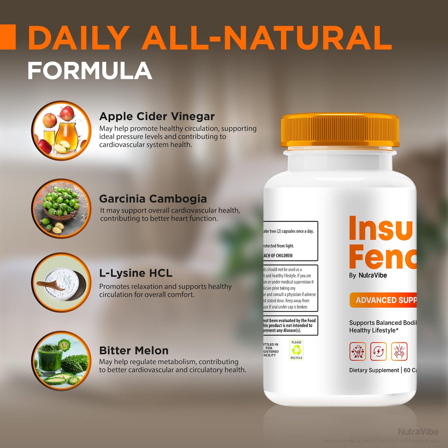 NutraVibe InsuFend Capsules 120